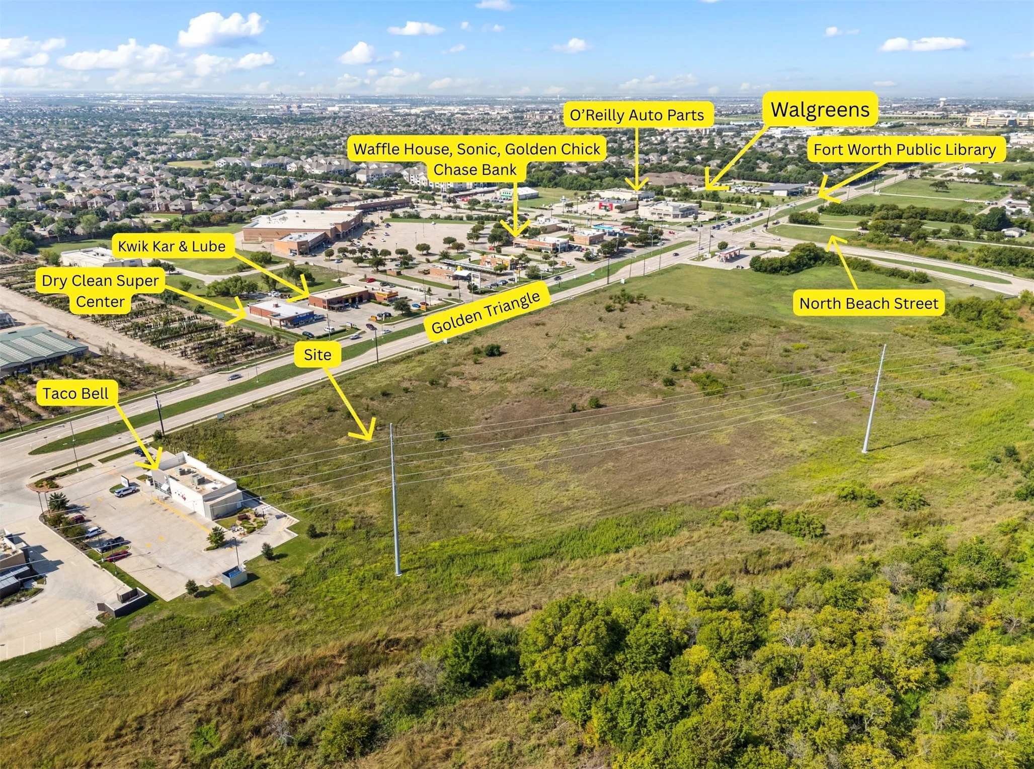 Drone / aerial view