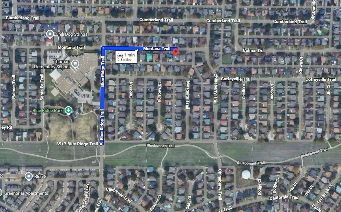 Map of property location