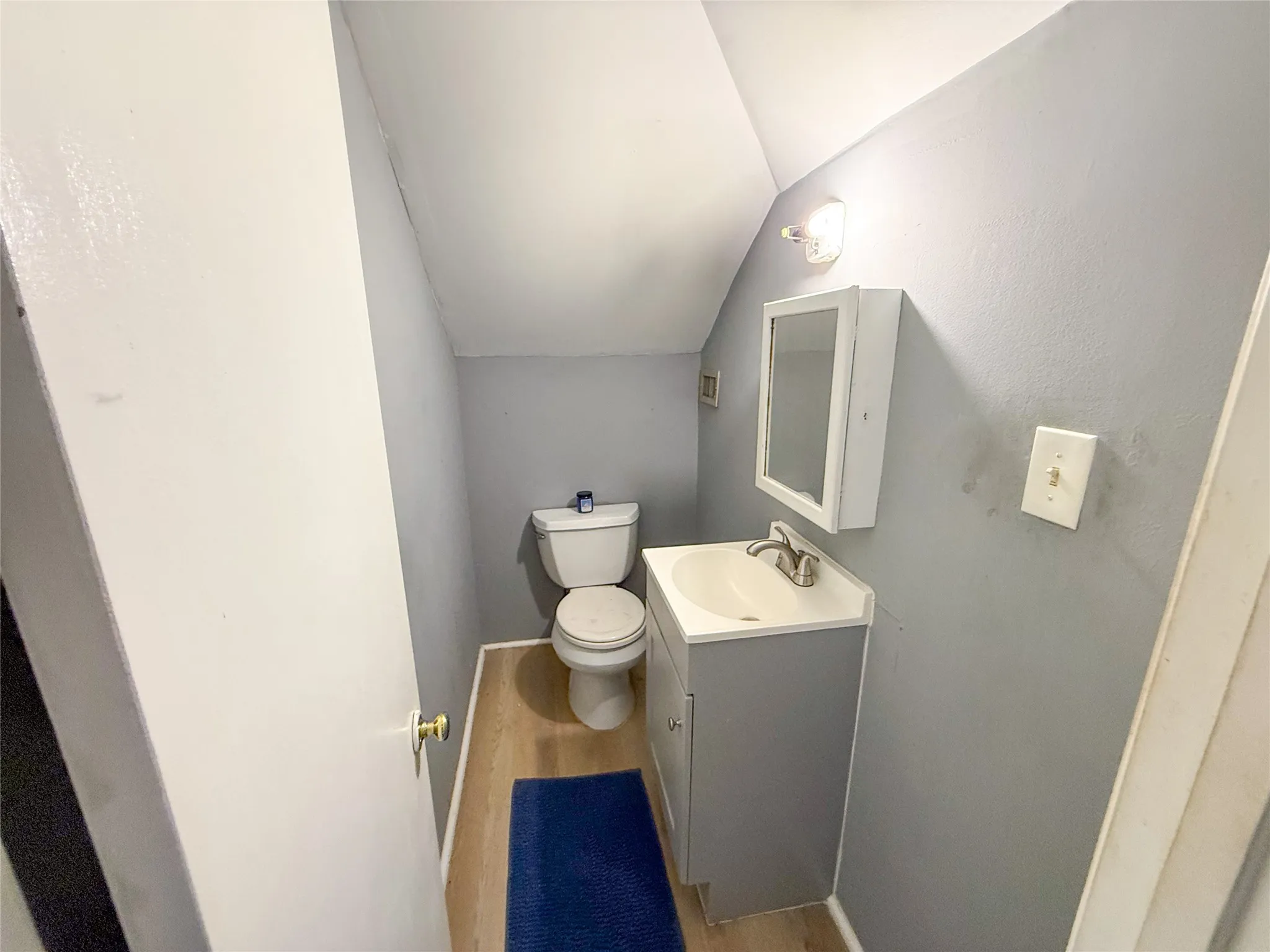 Upstairs half bath