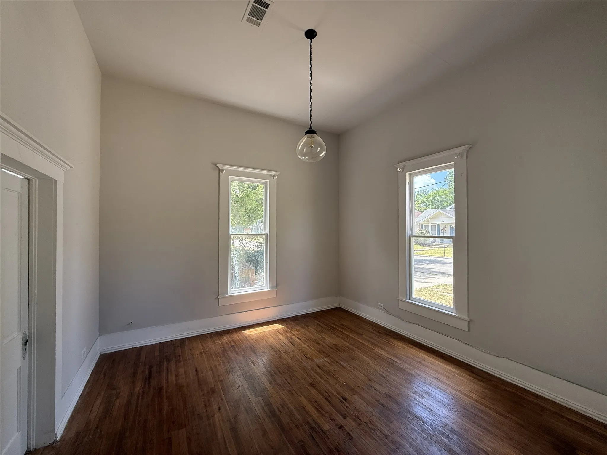 Bedroom at the front of the house
