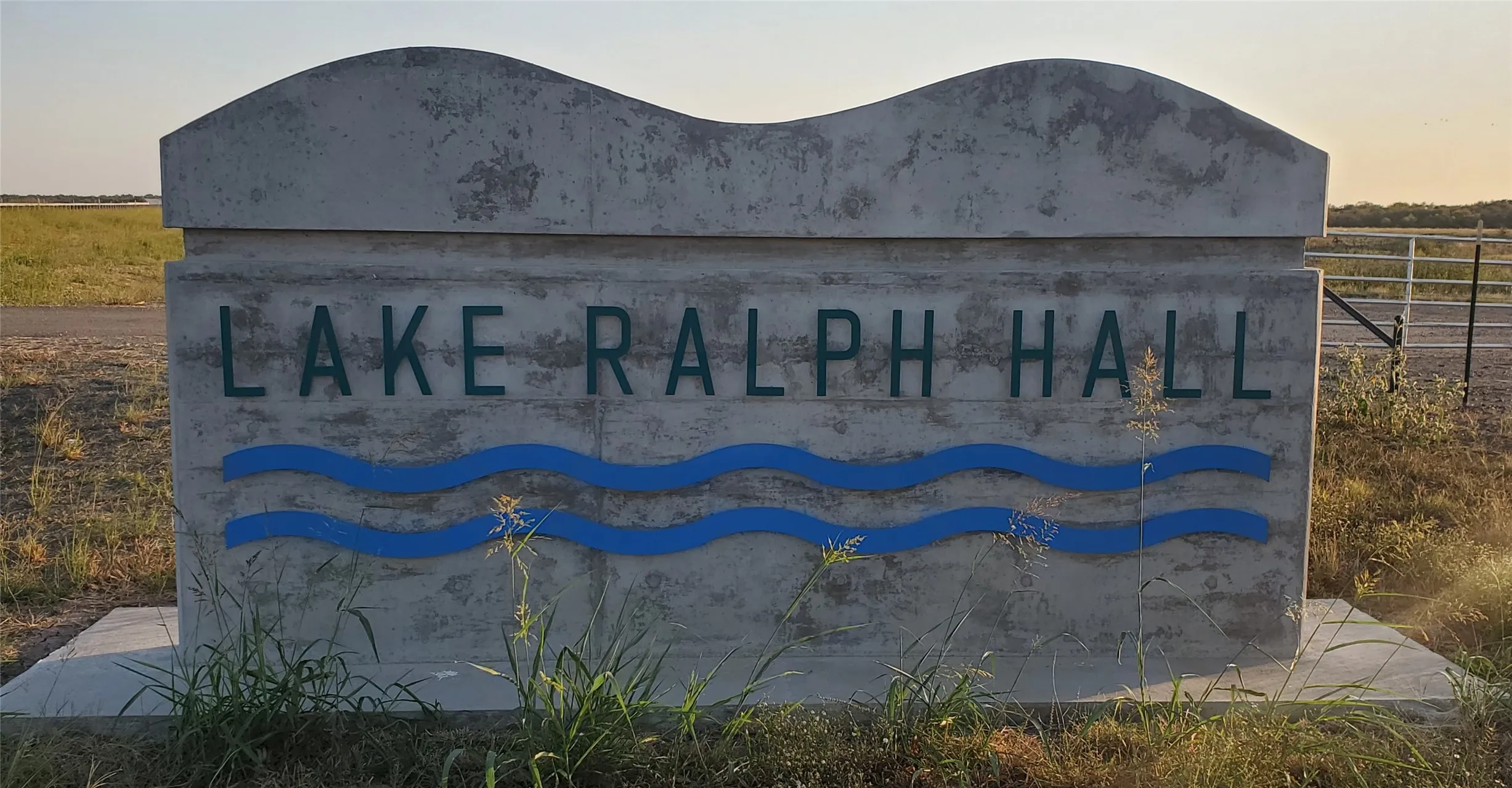 Lake Ralph Hall.