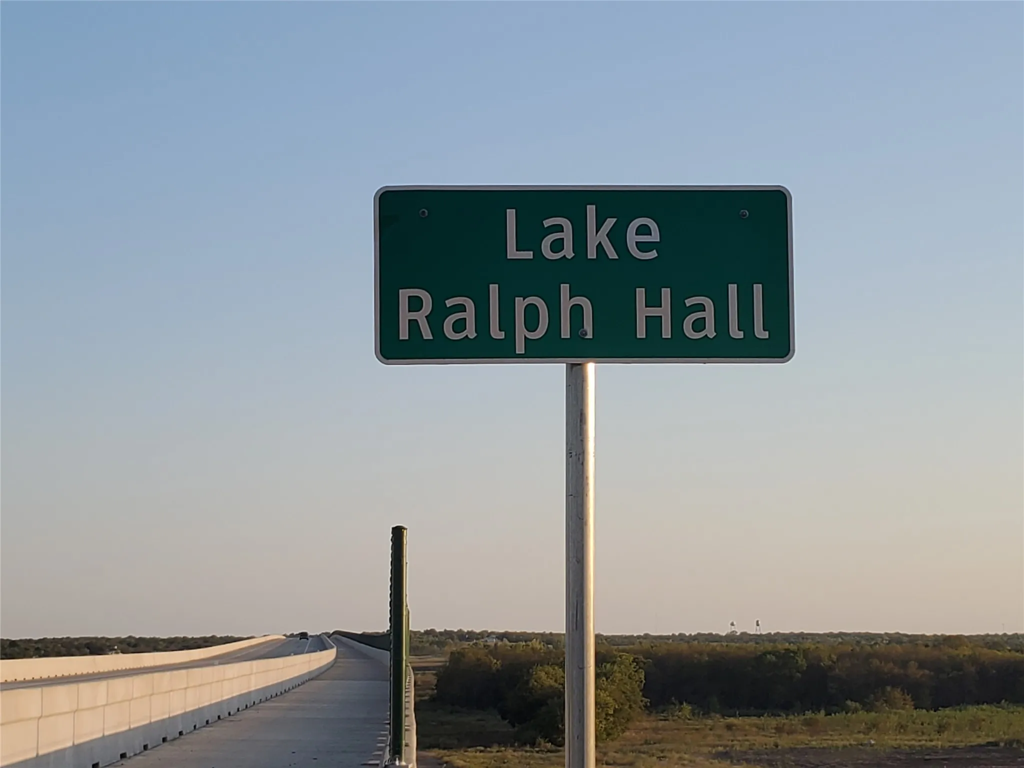 Lake Ralph Hall.