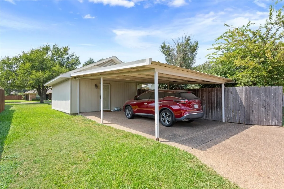 View of parking with driveway