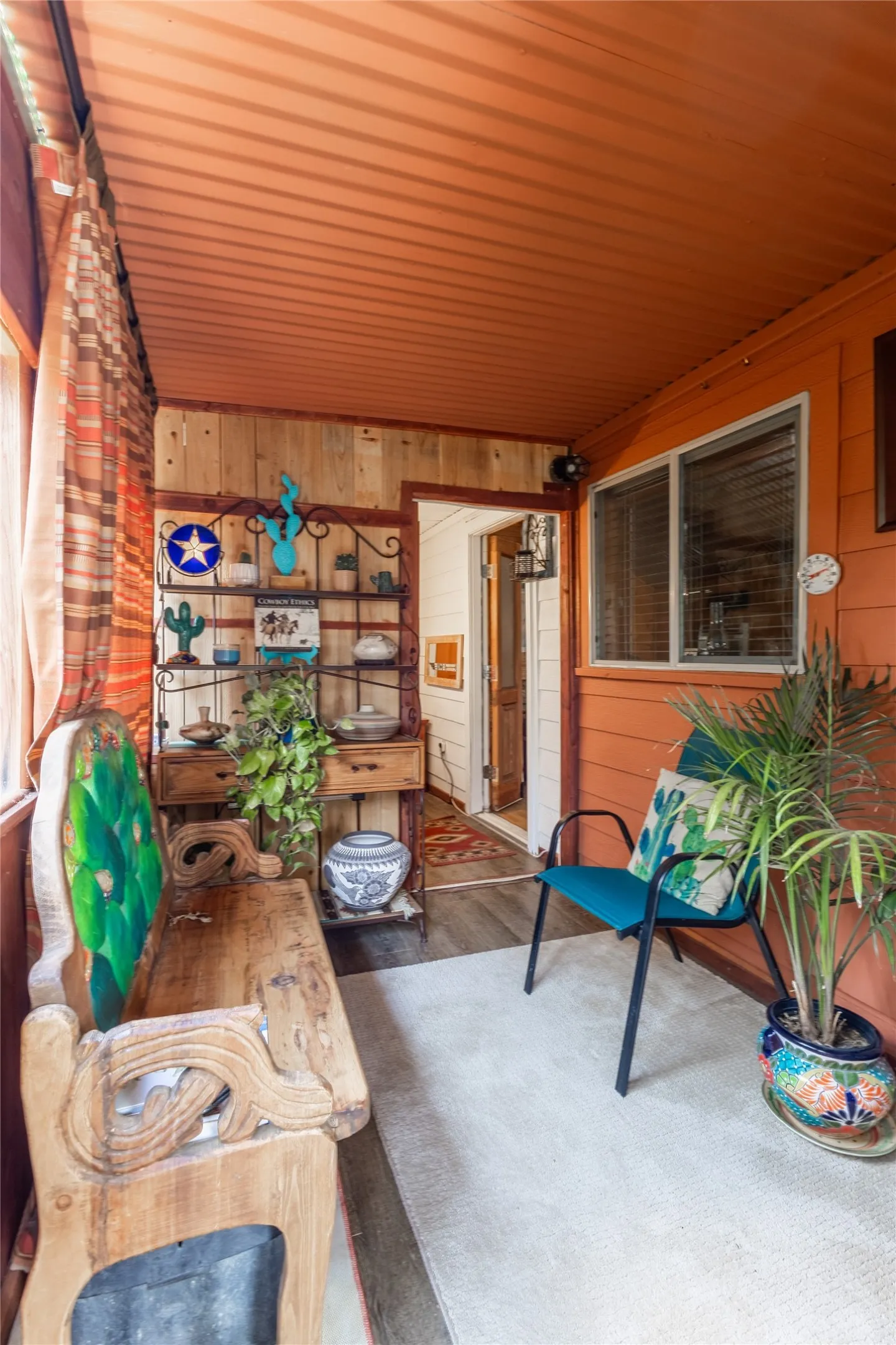 Sunroom looking into main entry.