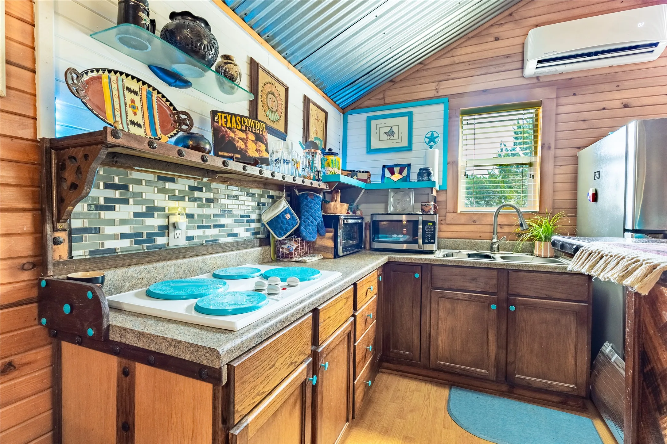 Plenty of lower level cabinets and drawers for storage.