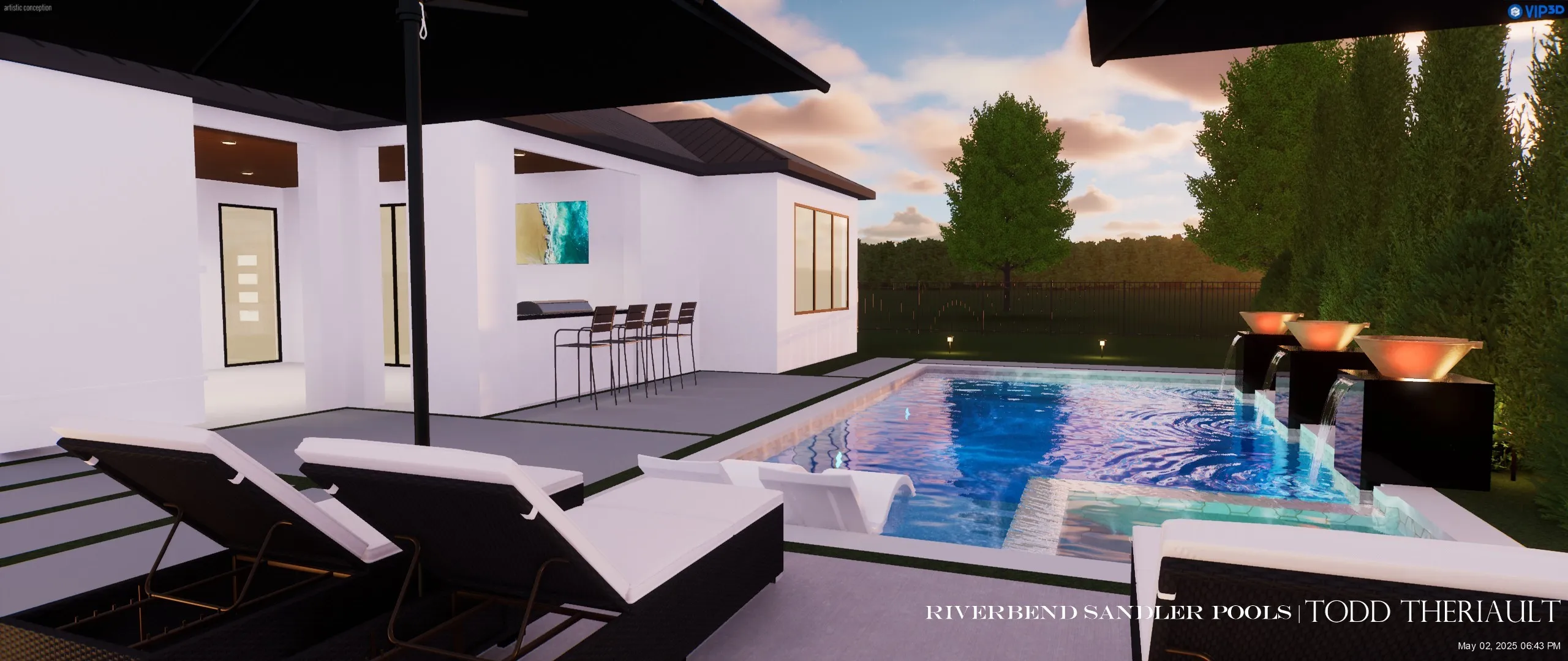 VIRTUAL RENDERING - POOL SUBJECT TO CHANGE