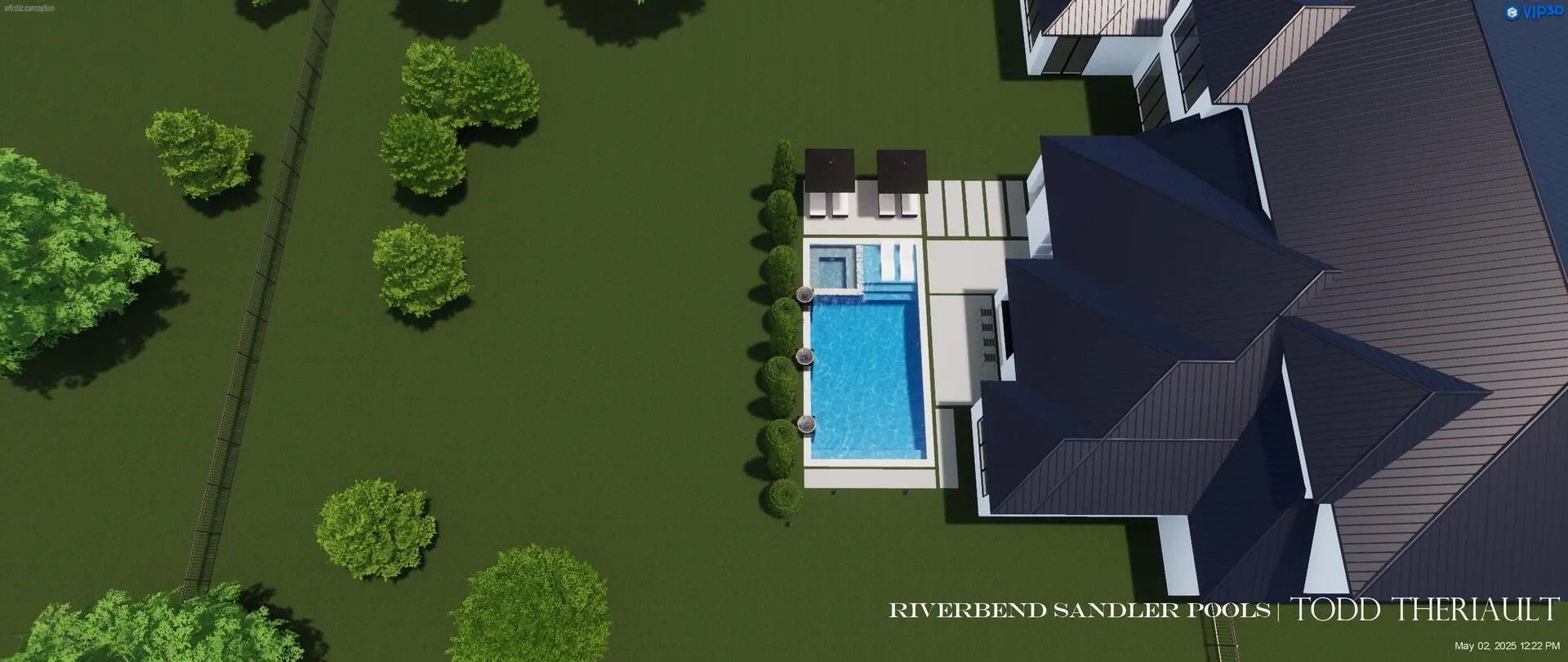 VIRTUAL RENDERING - POOL SUBJECT TO CHANGE
