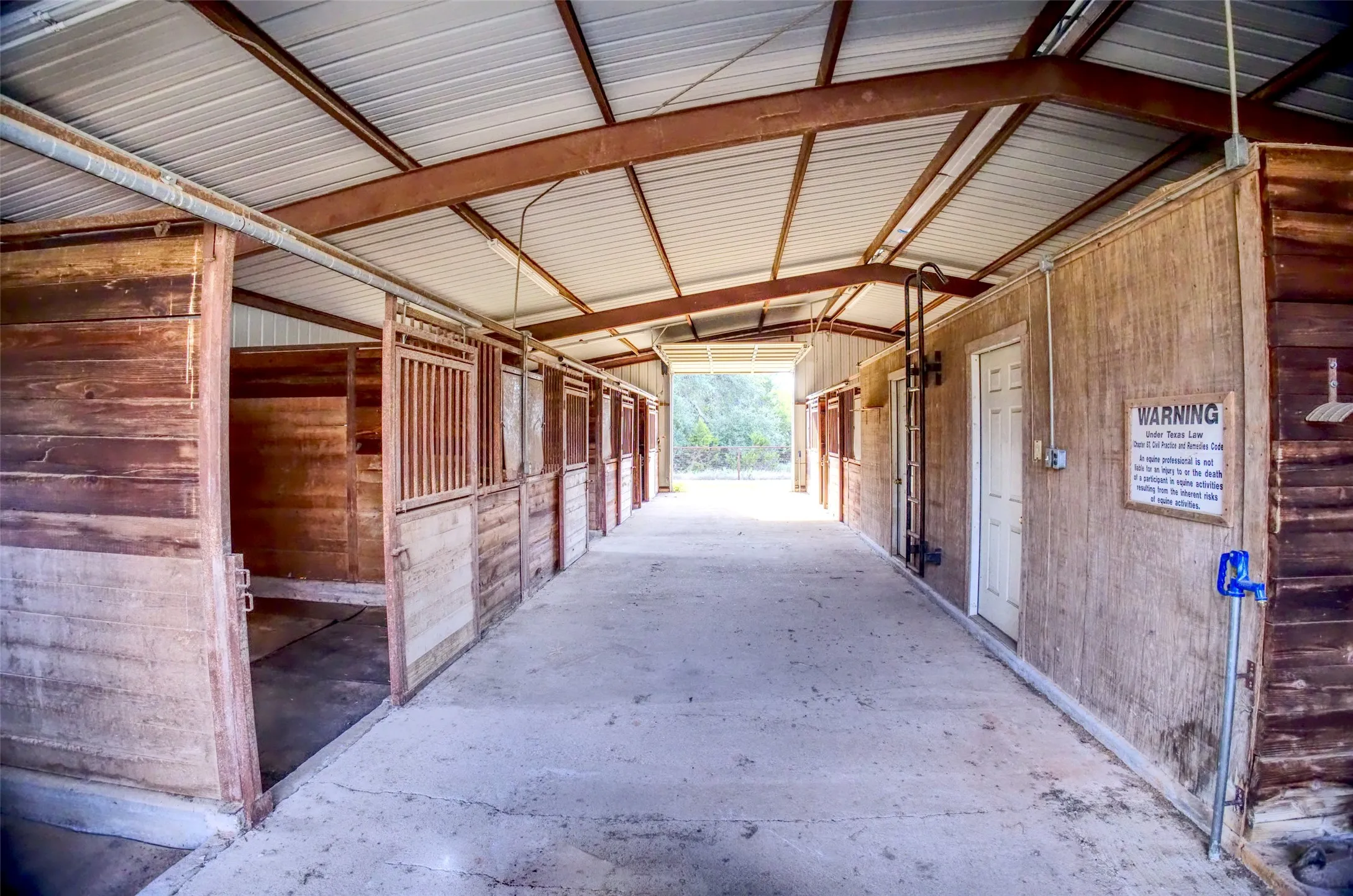 View of stable