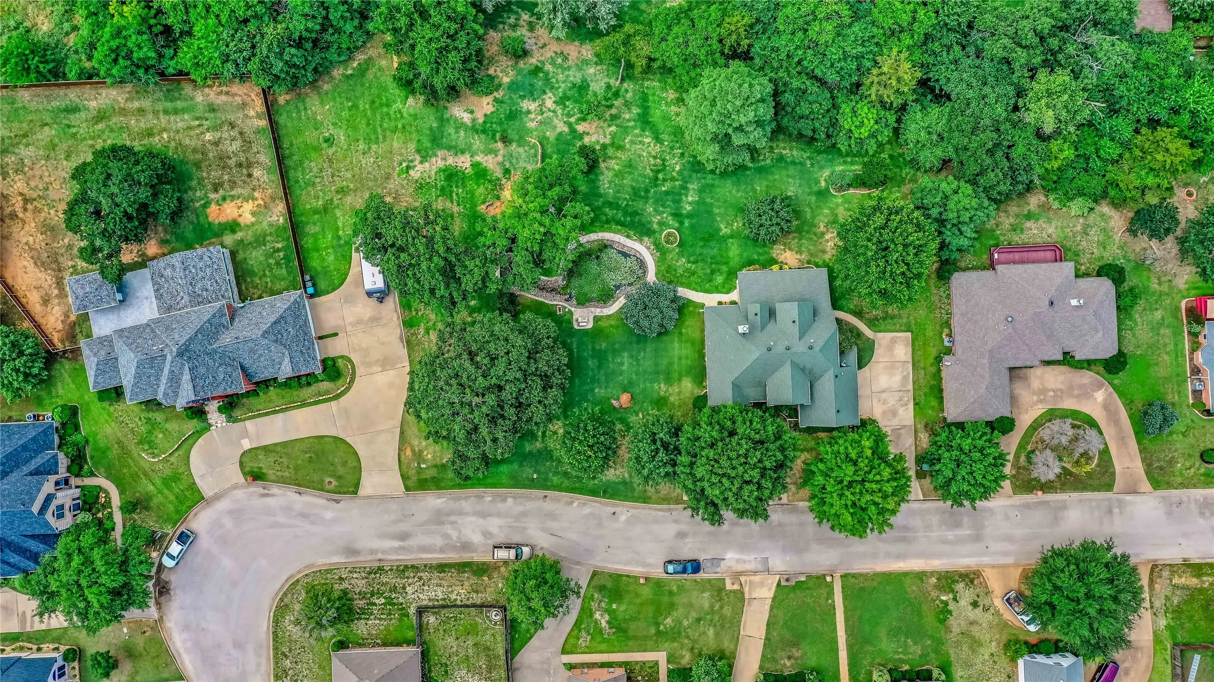 Aerial view of property's location