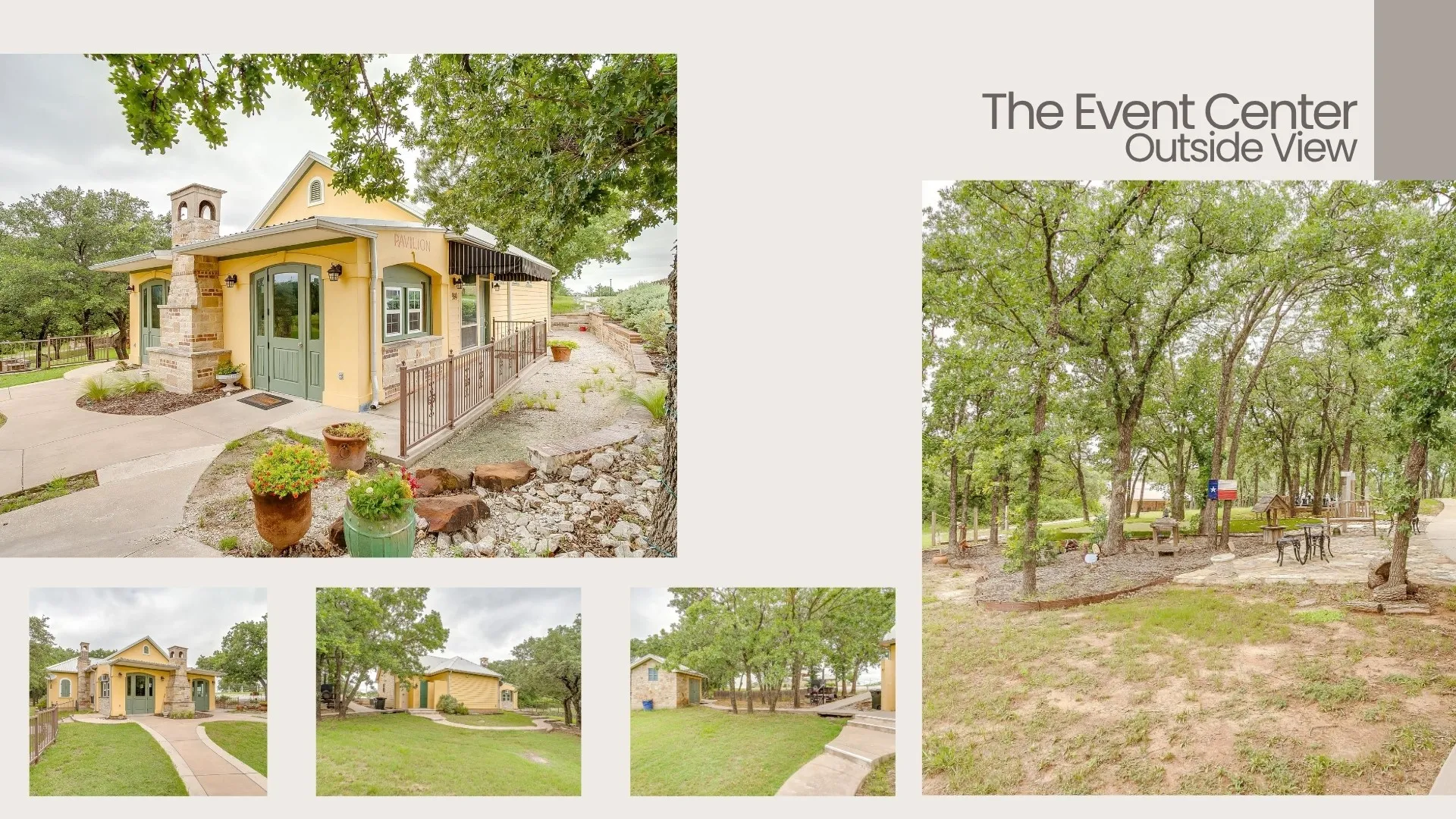 Event Center located in the main courtyard of all units.