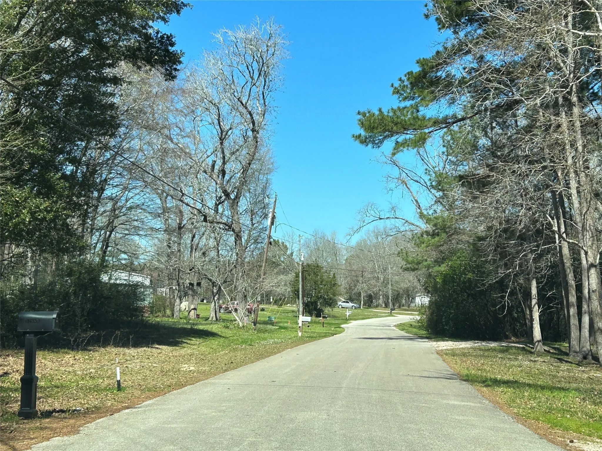 Interior neighborhood street