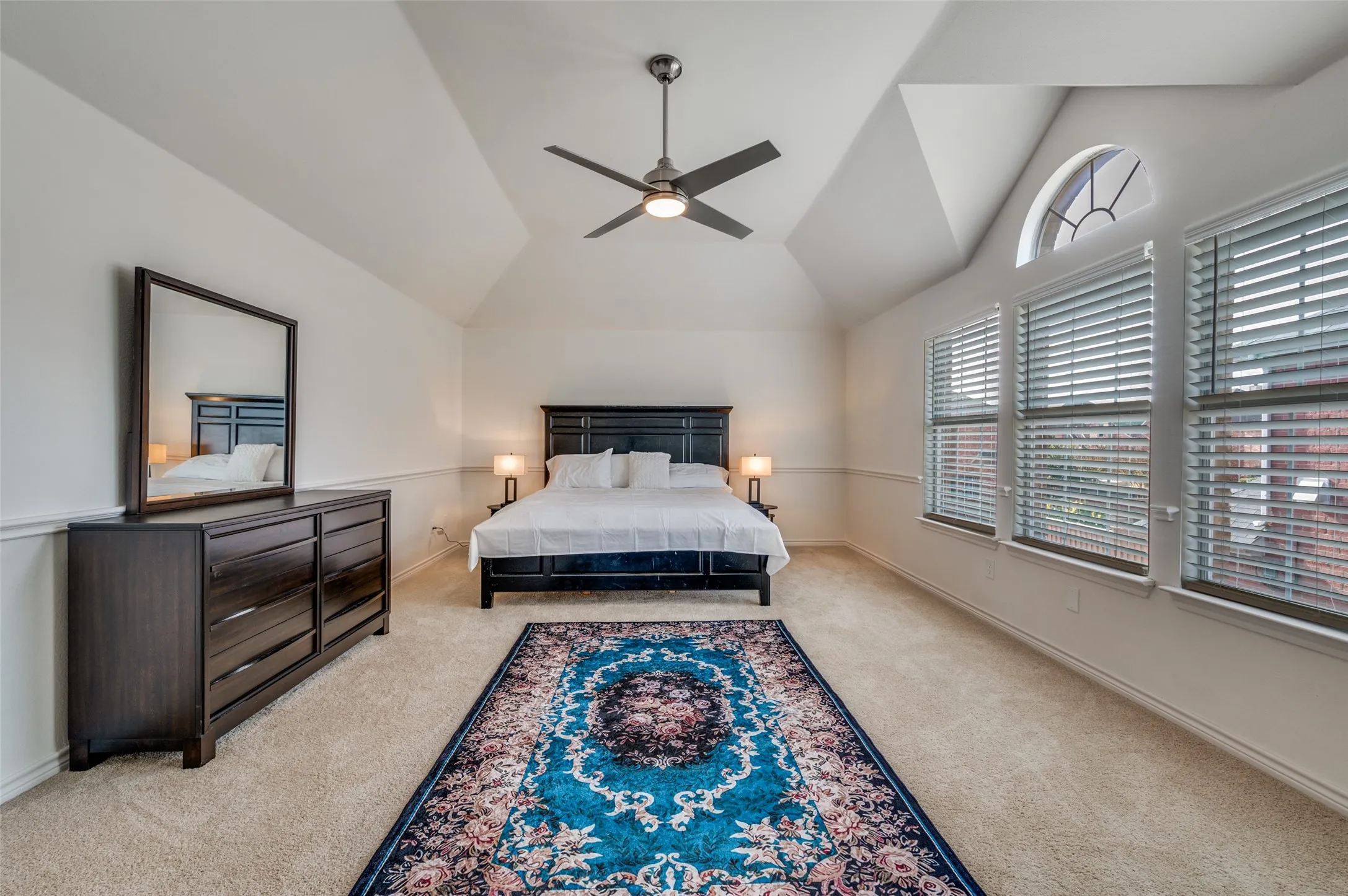 Upstairs Master Bedroom Moderately Furnished