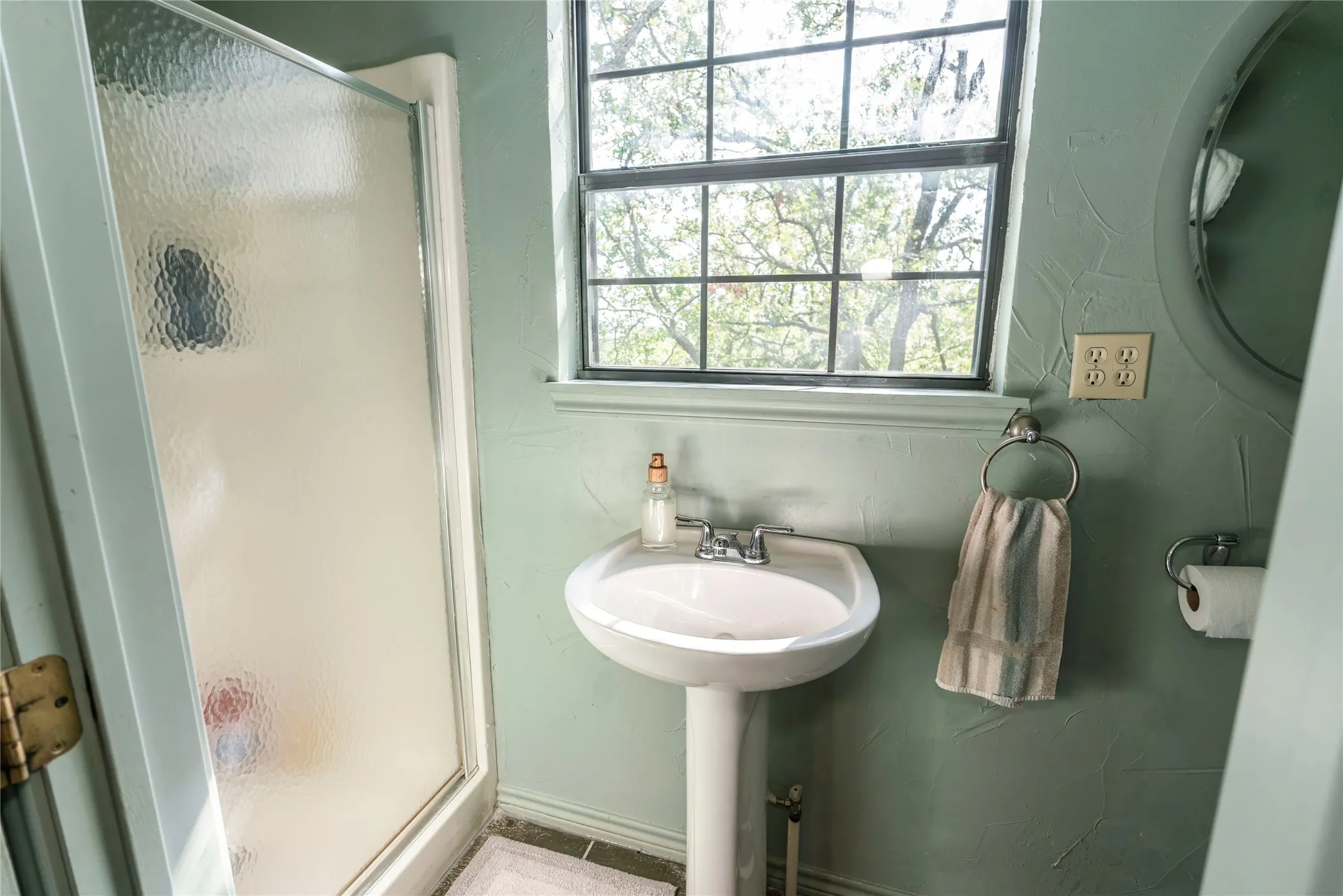 Full bath with a stall shower