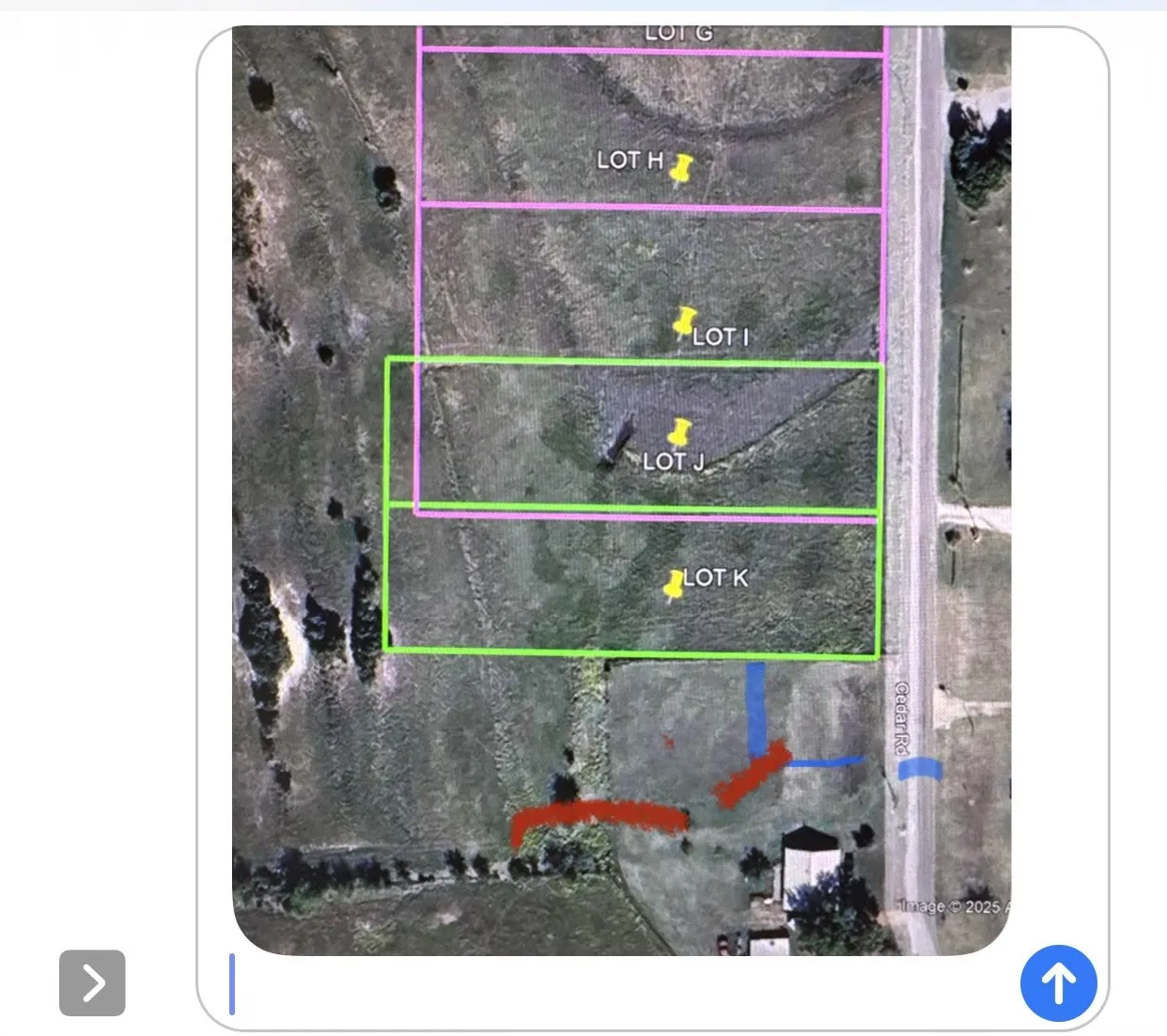 Map / location with property boundaries​​‌​​​​‌​​‌‌​‌‌​​​‌‌​‌​‌​‌​​​‌​​ highlighted