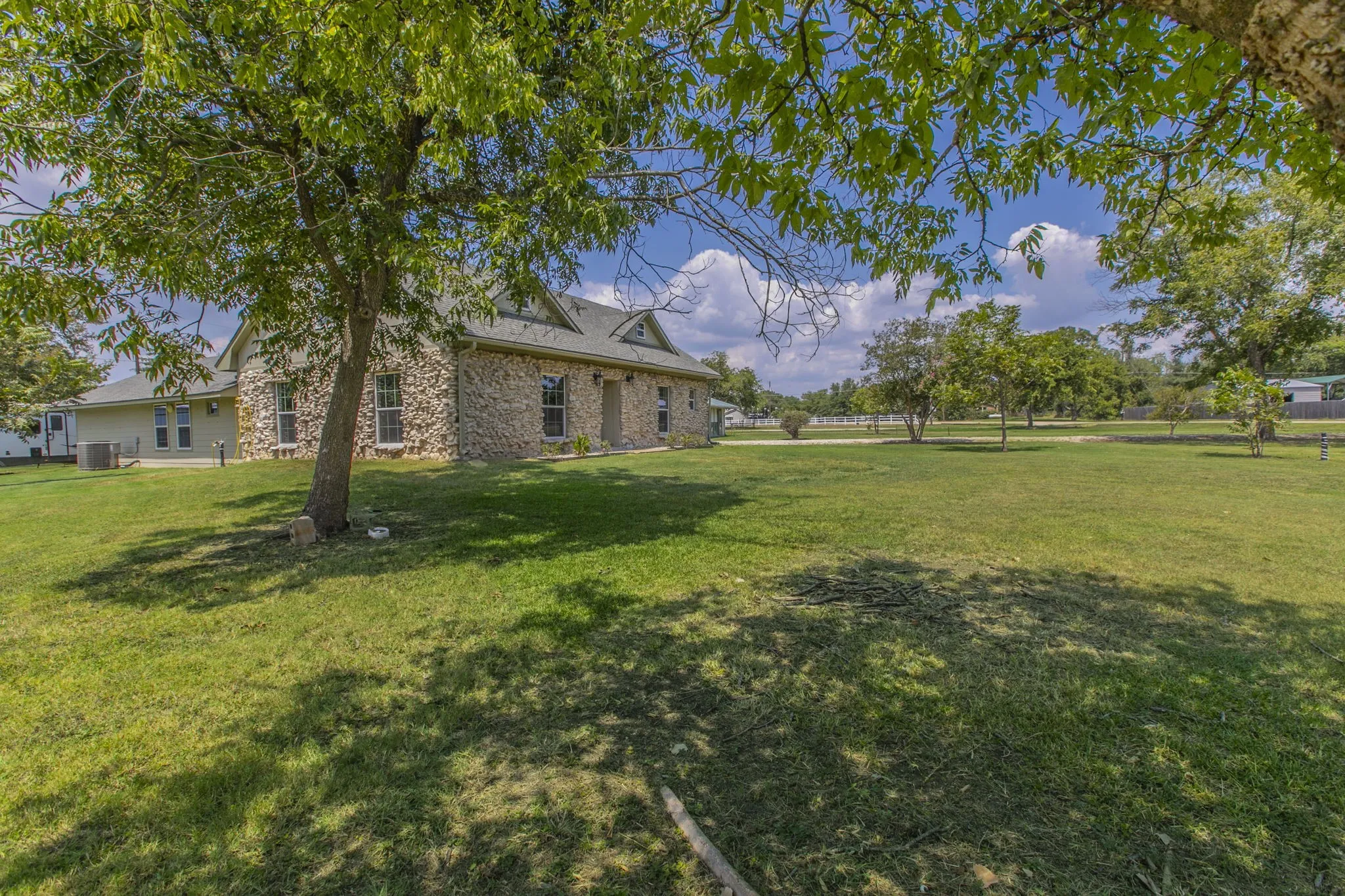 View of green lawn