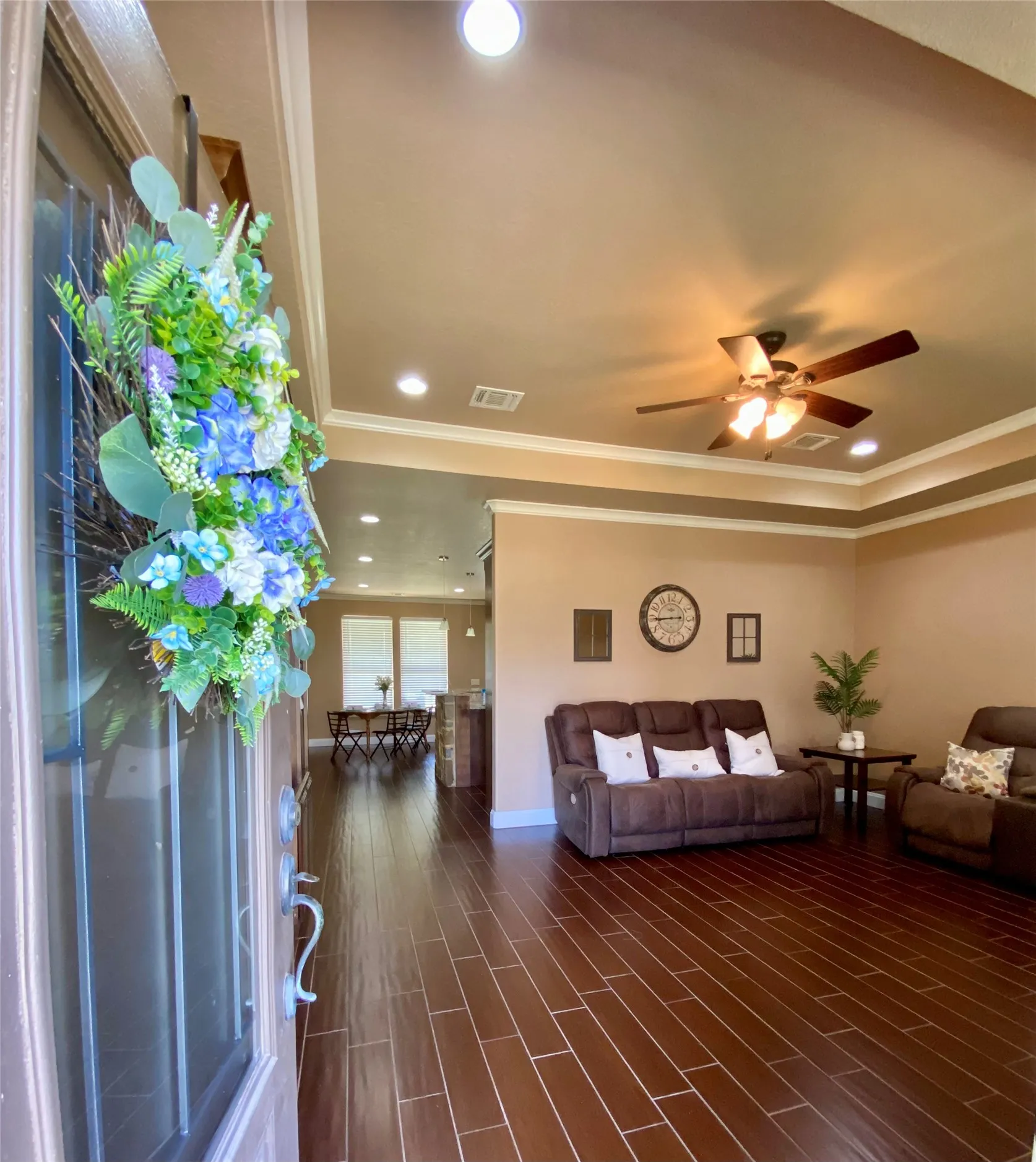 View as you enter the front door