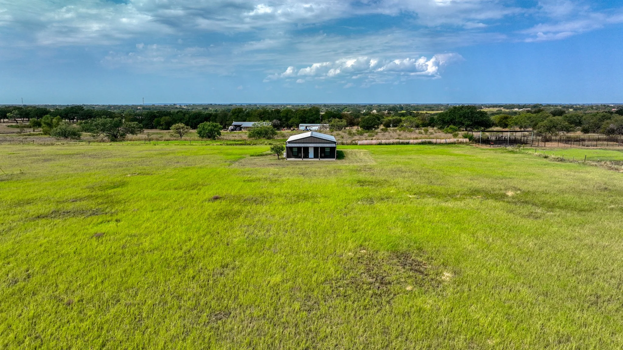 View of rural area with a pastoral area