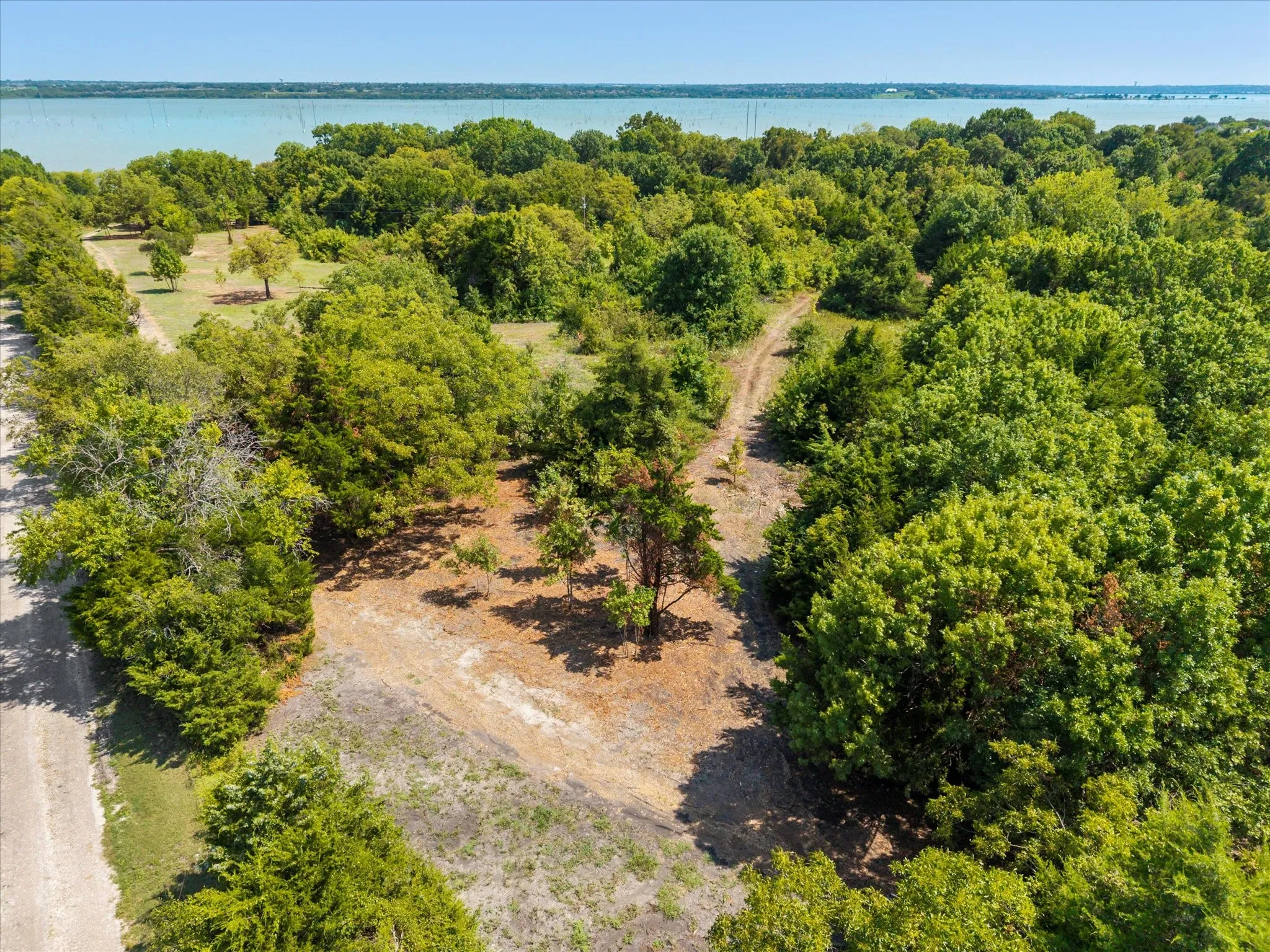 Bird's eye view of Lake Ray Hubbard