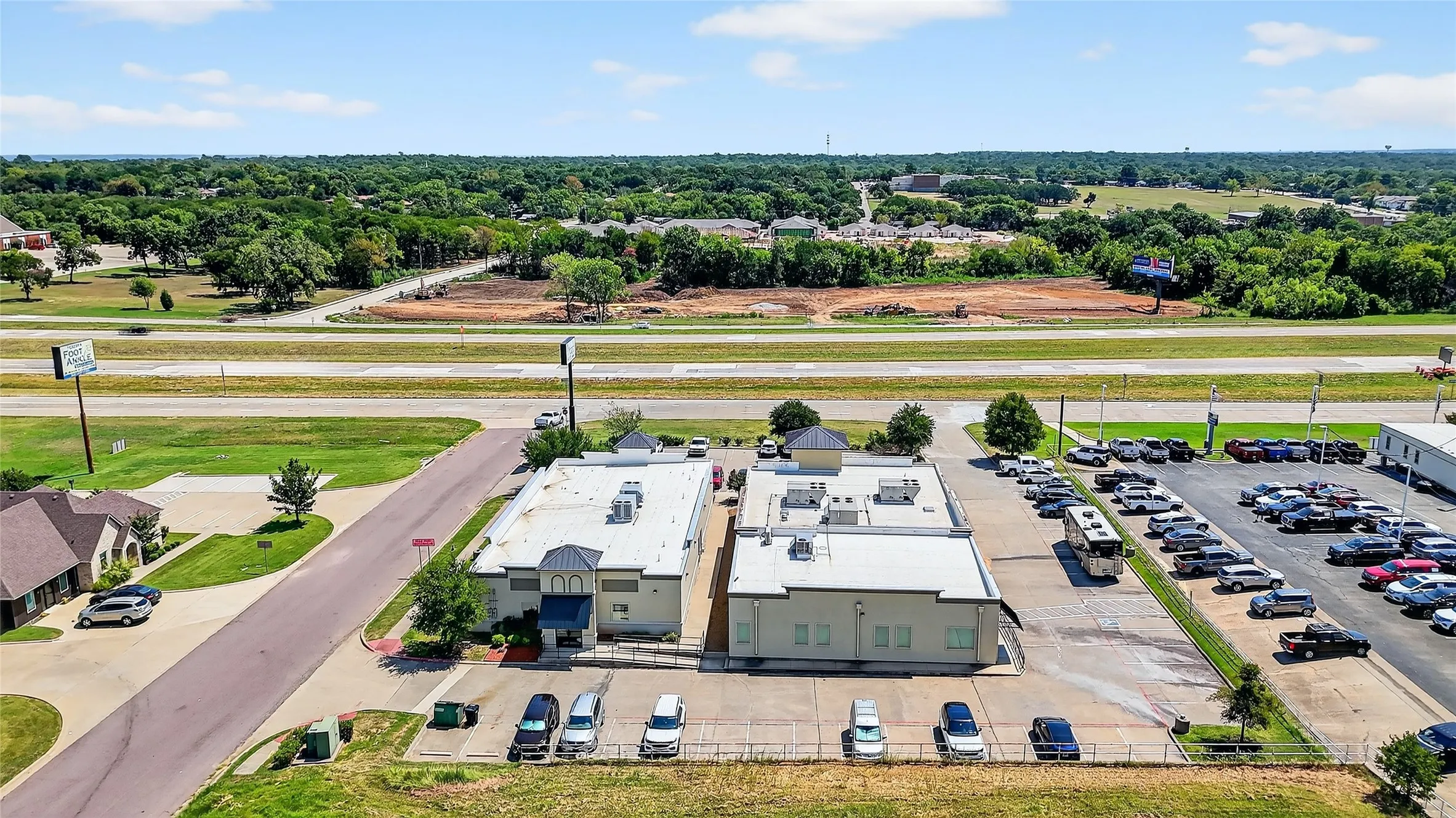 Aerial, back of property
