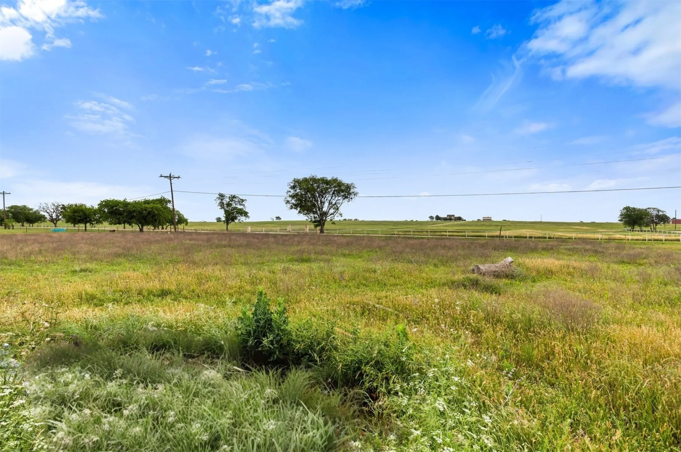 View of yard featuring a view of countryside