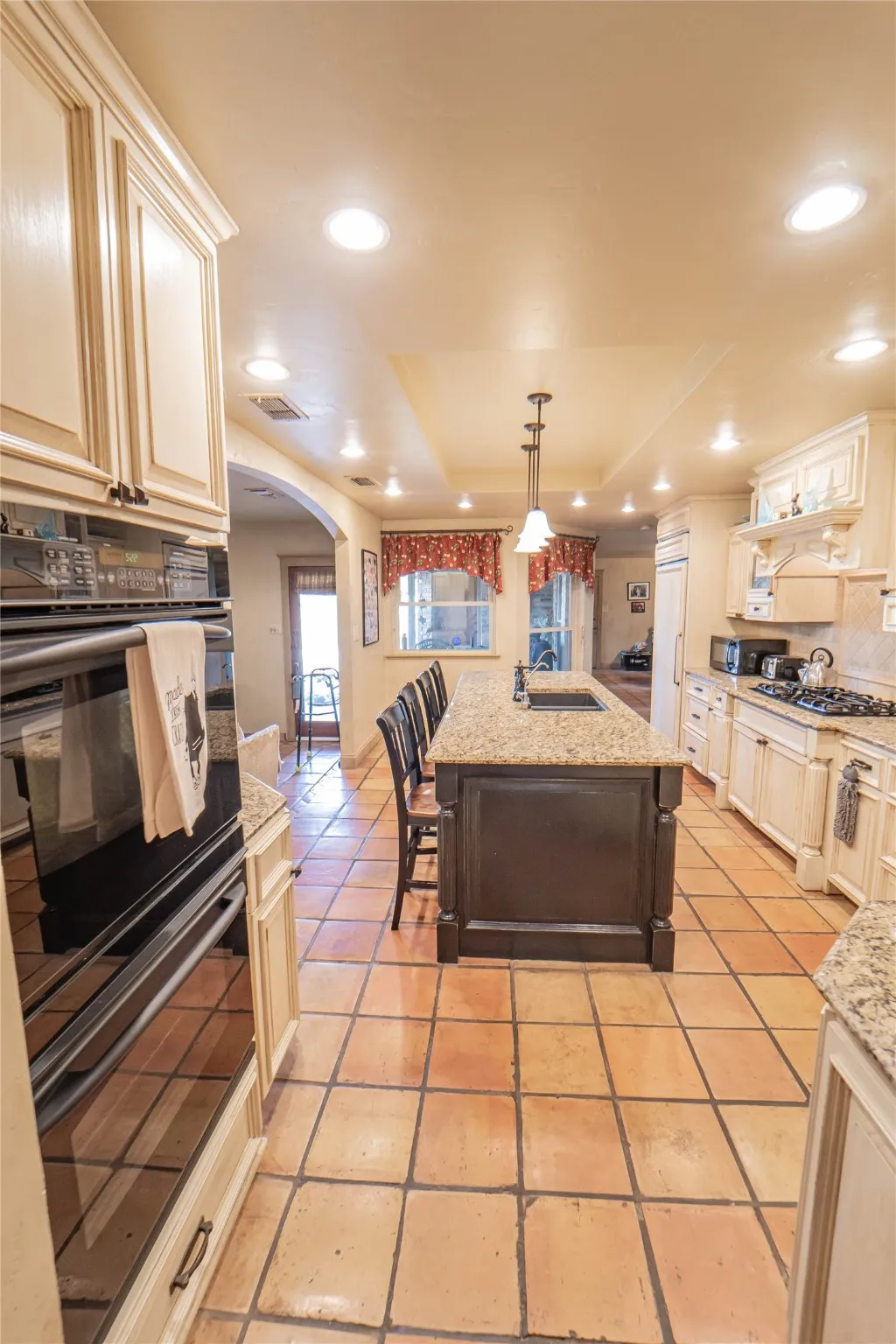 Beautifully appointed chef's kitchen is the heart of this spacious home!