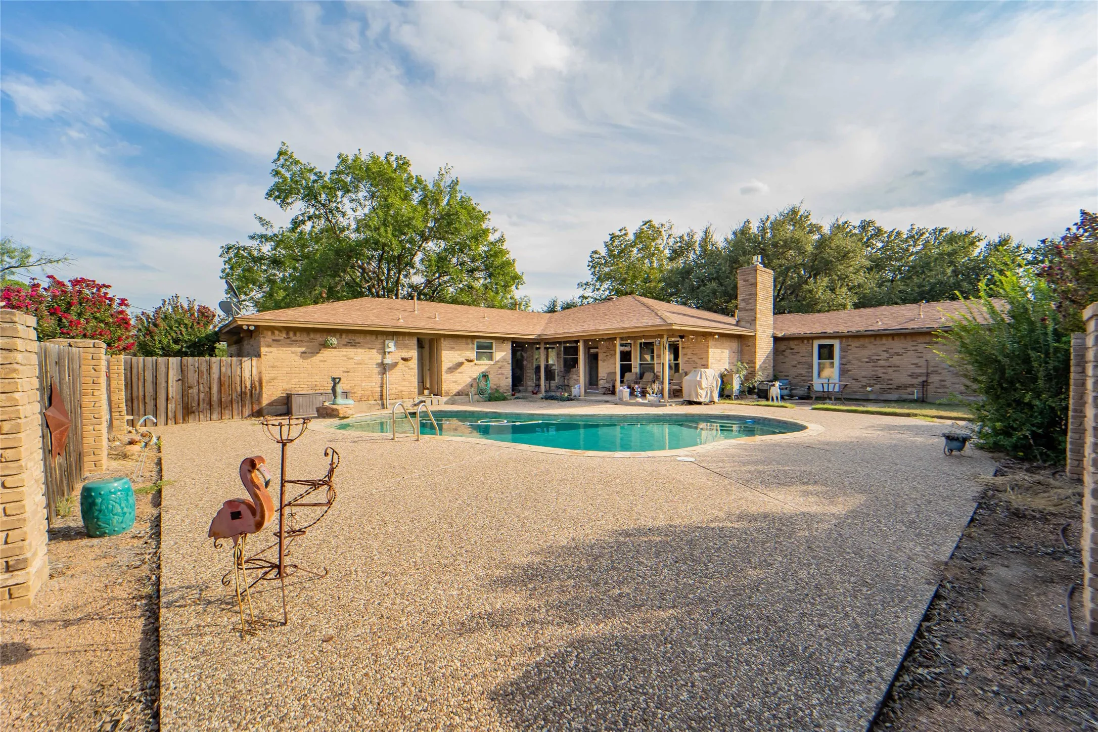 Large wrap around deck offers expansive areas for outdoor living and entertaining!