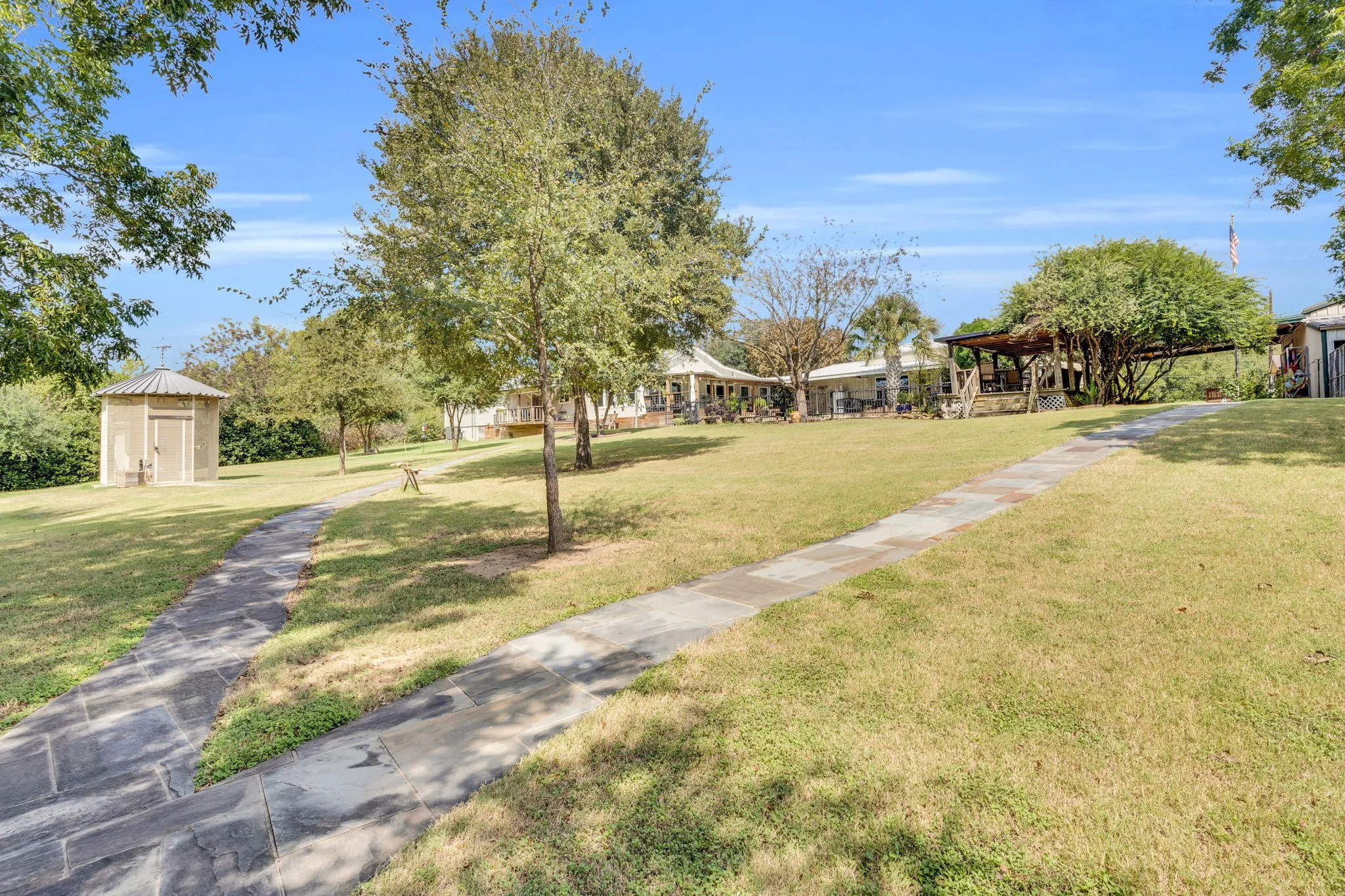 view of house from pasture
