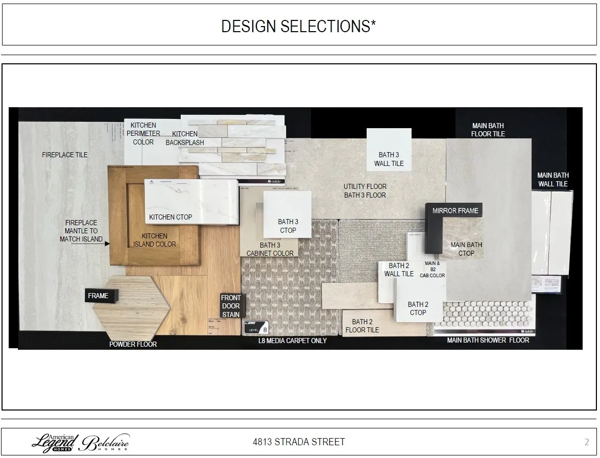 Representative photo of design selections for 4813 Strada Street