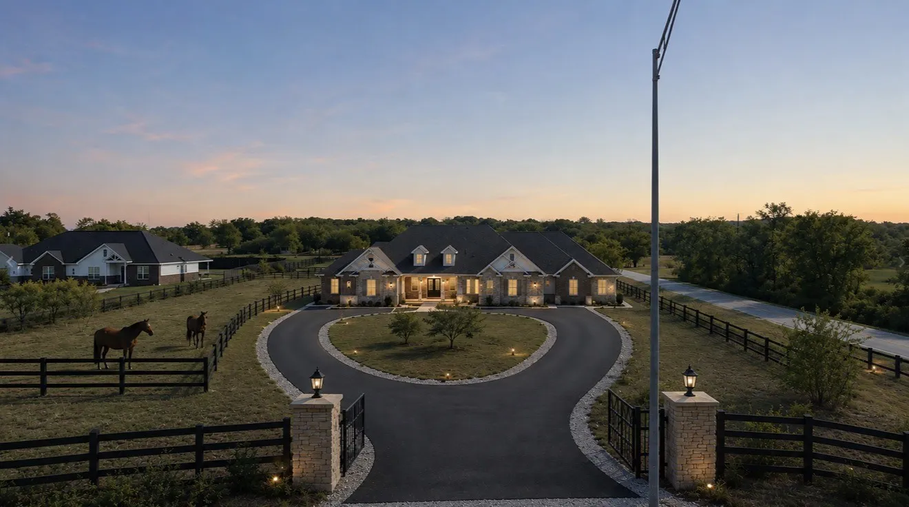 AI rendering front of house