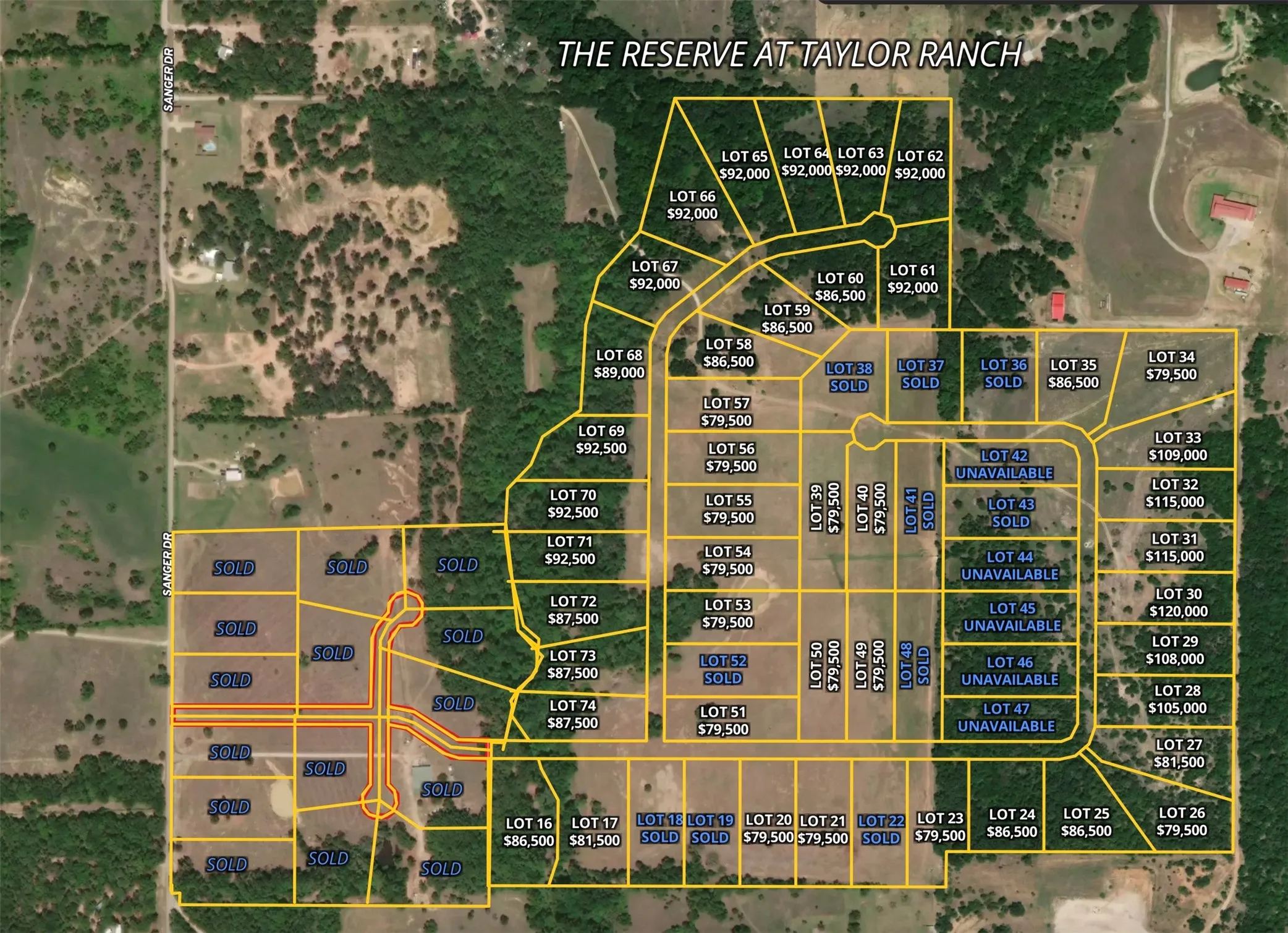 Map of property location featuring property parcel outlined