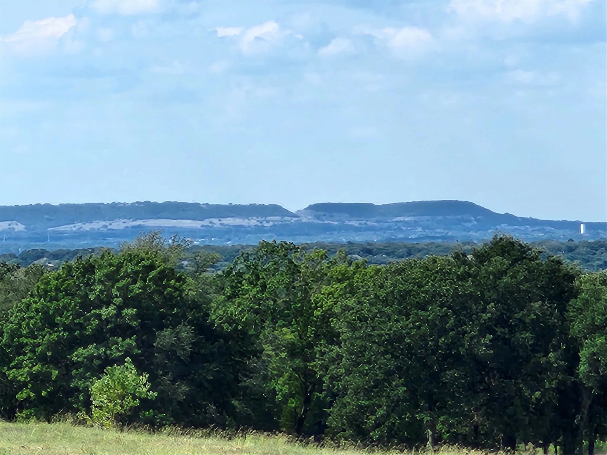 Lot has view of Comanche Peak