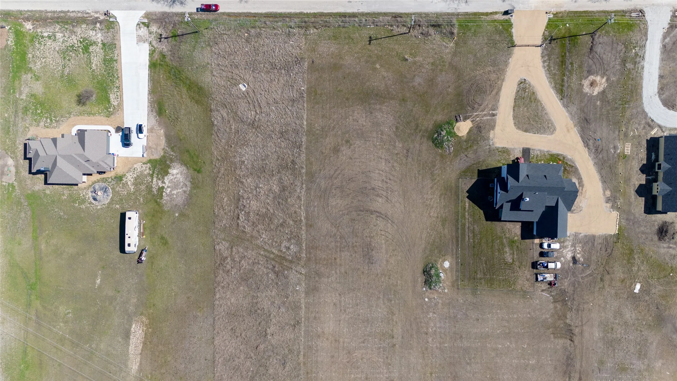 Aerial overview of property's location