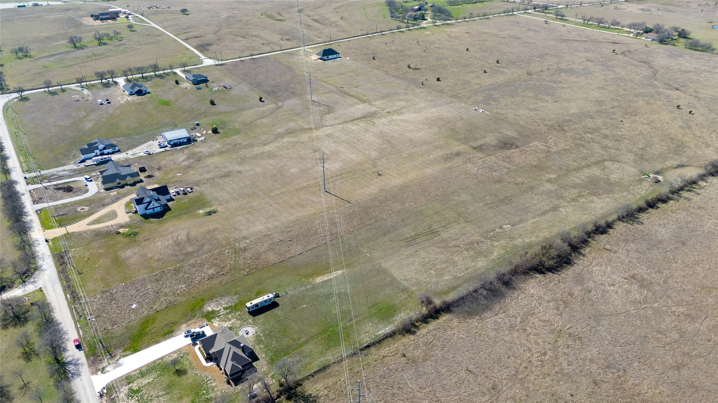 Aerial view of property's location featuring rural landscape