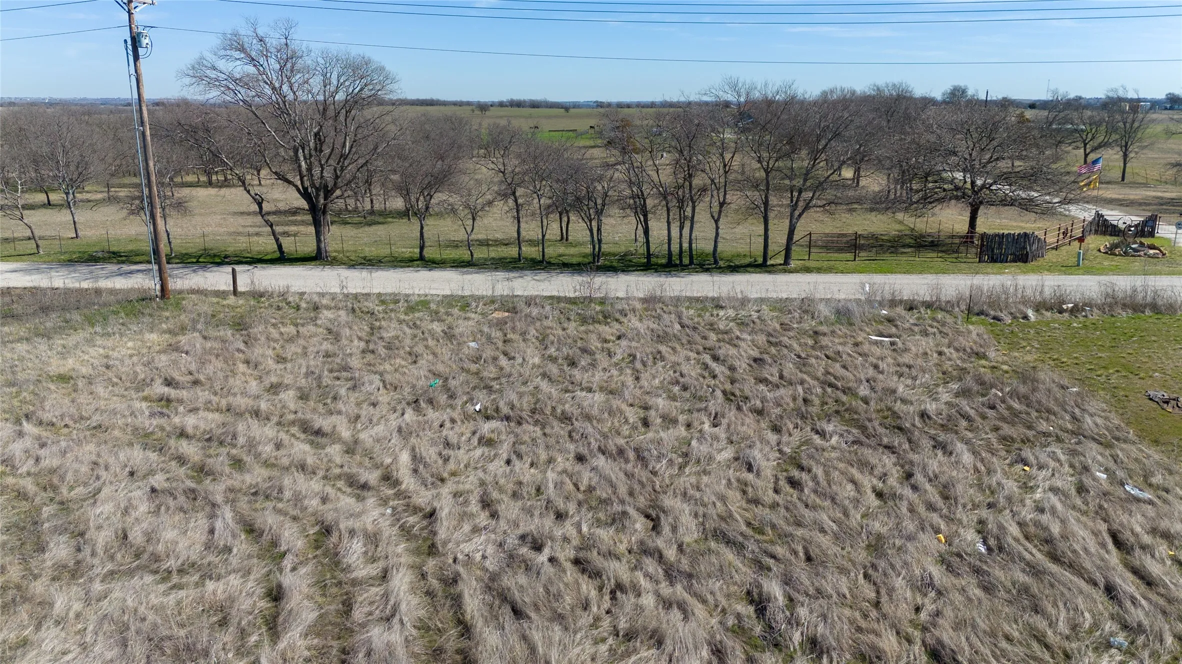 View of yard featuring a view of countryside