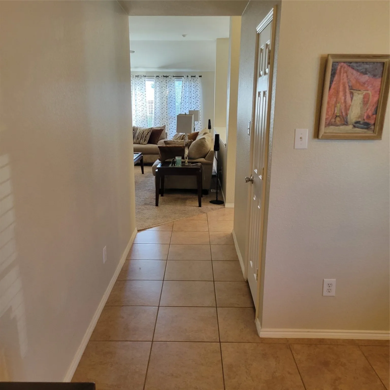 Hallway to Family Room