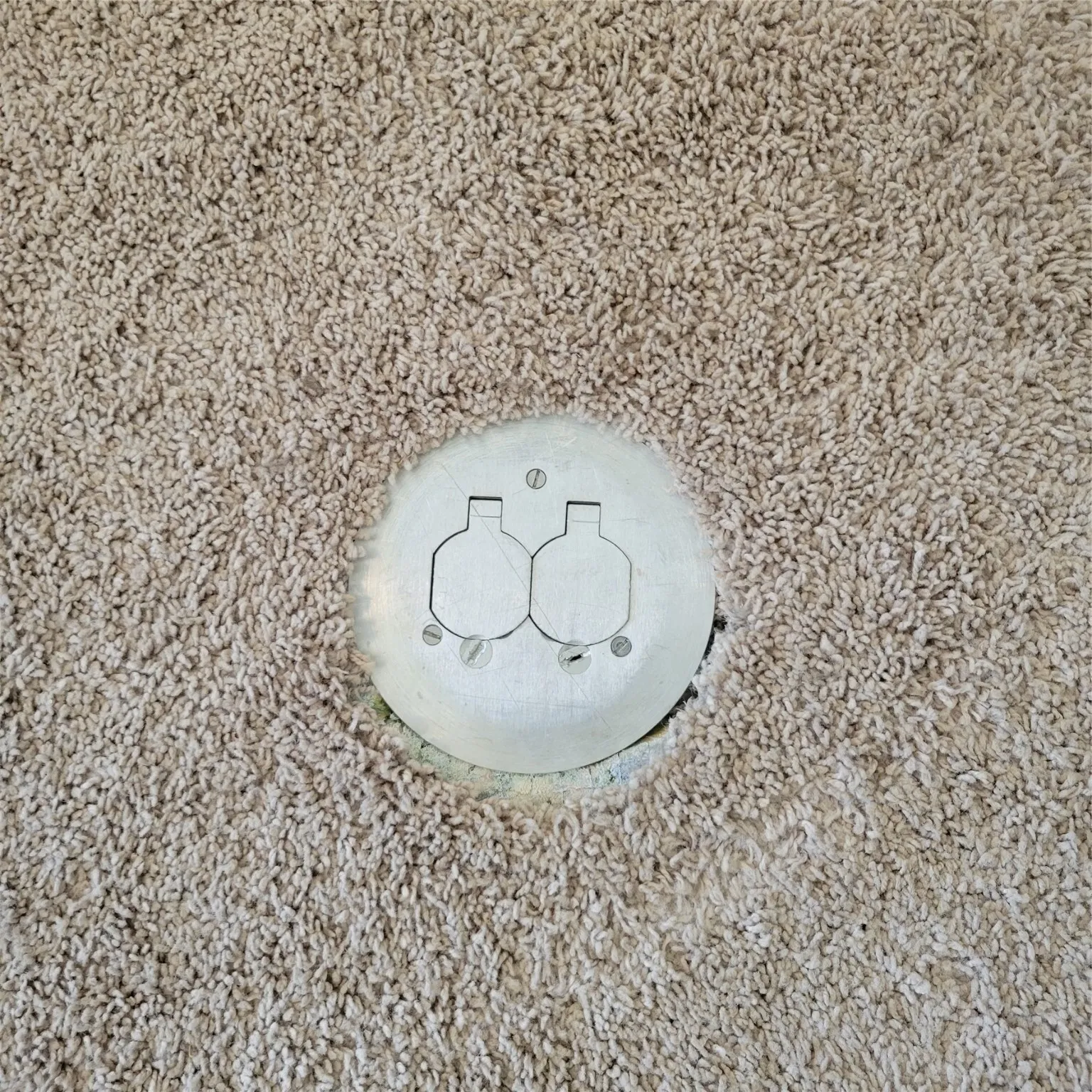 Electrical outlets(2) in Family Room Floor