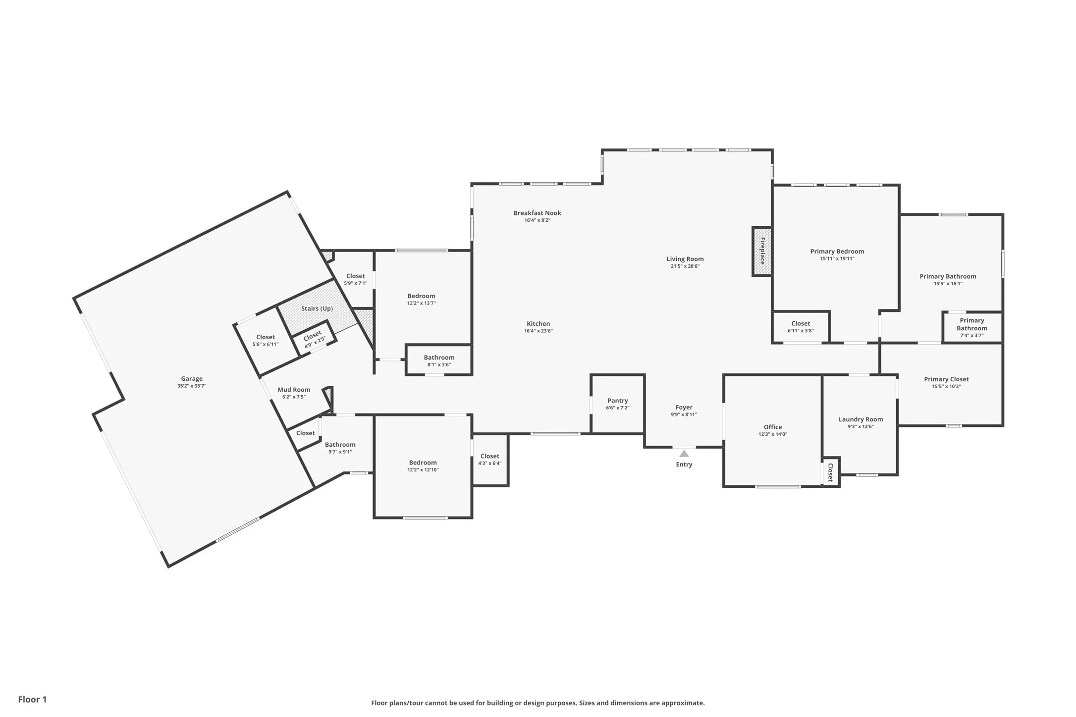 View of floor plan / room layout