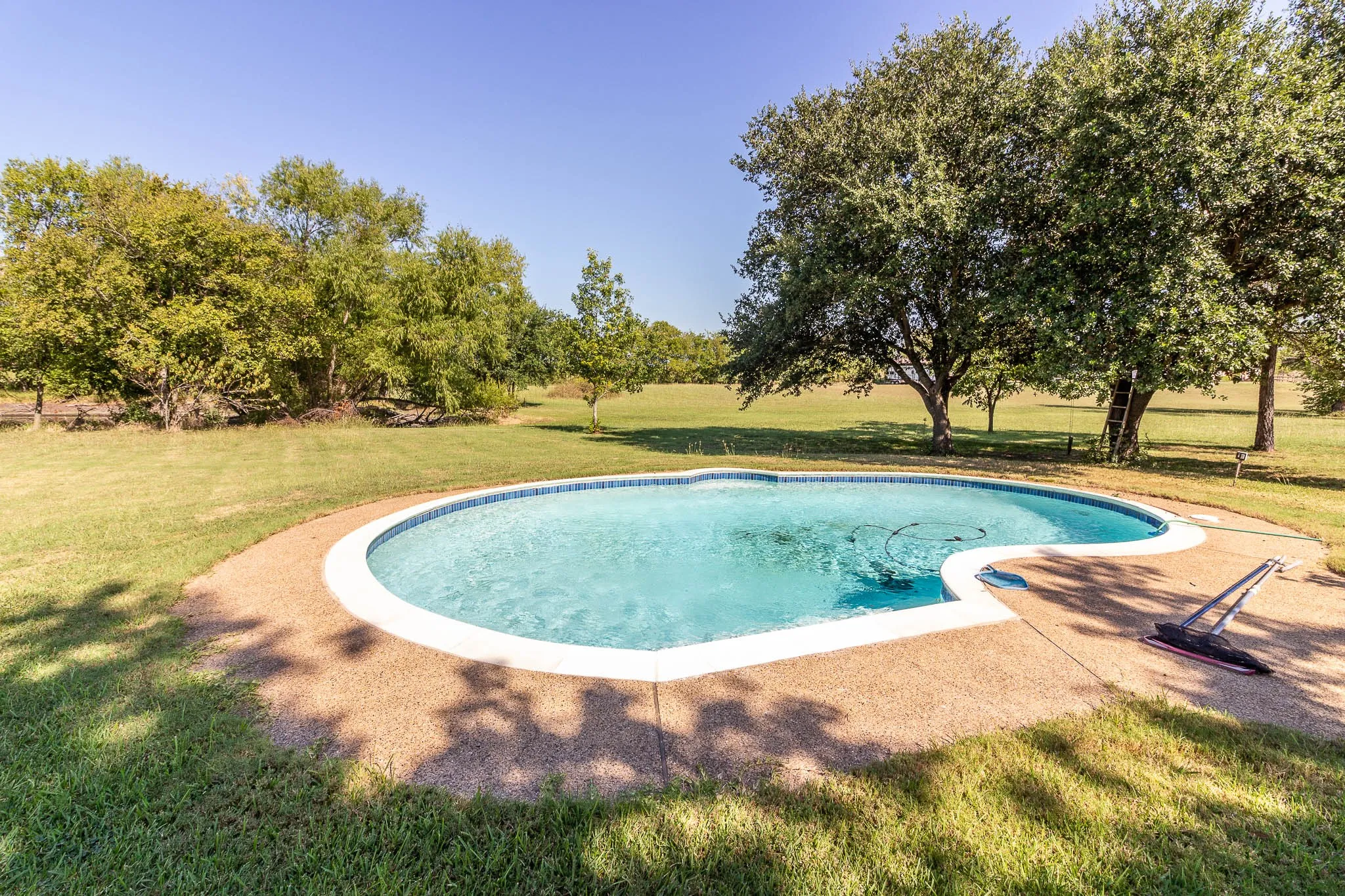 Cool off in the in ground pool!