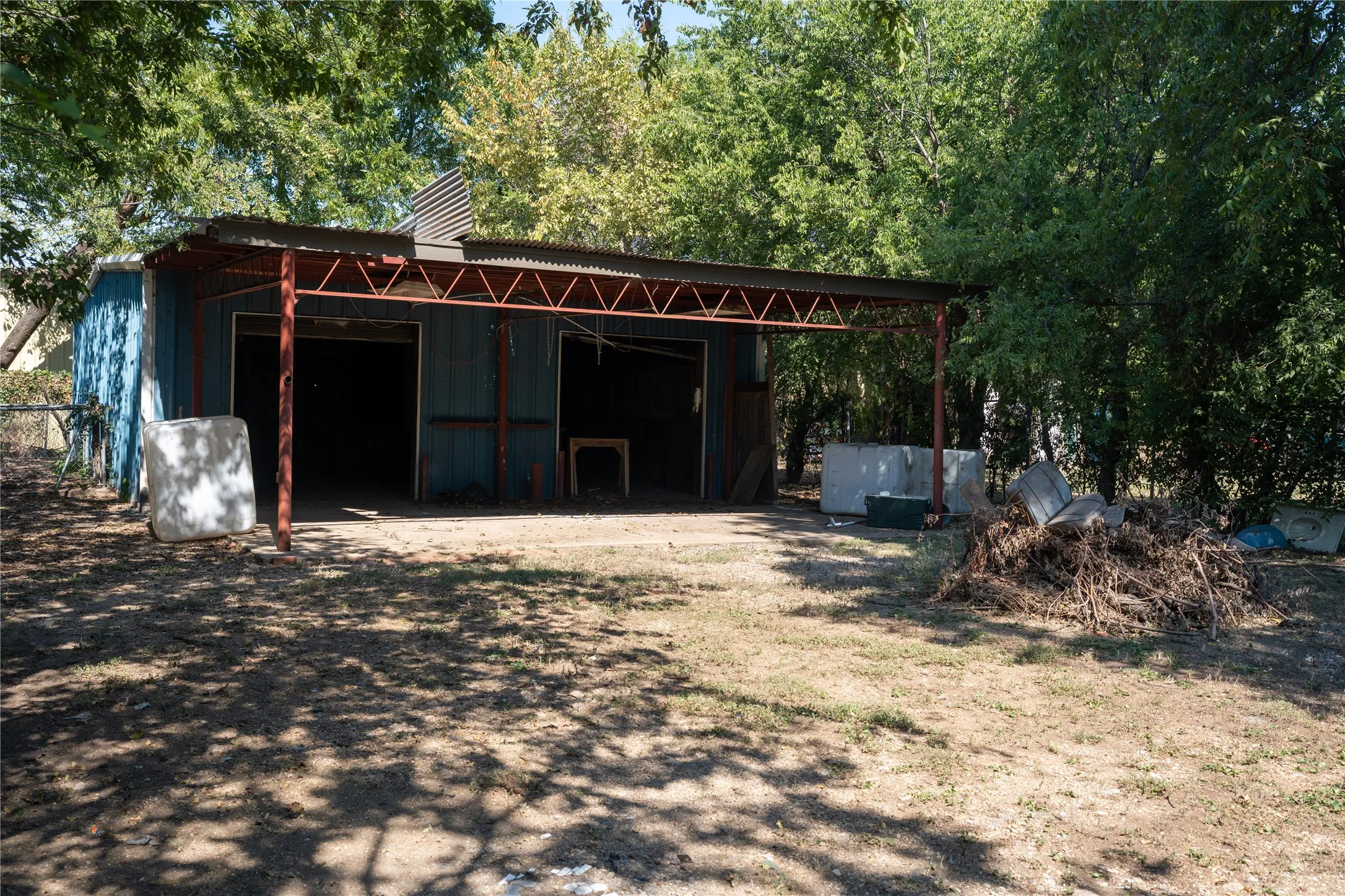 View of outbuilding