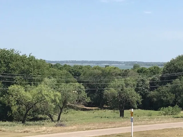 Lake view from lot