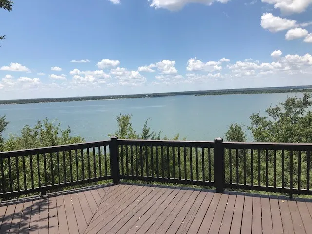 Lake view from deck of the Lighthouse Pub