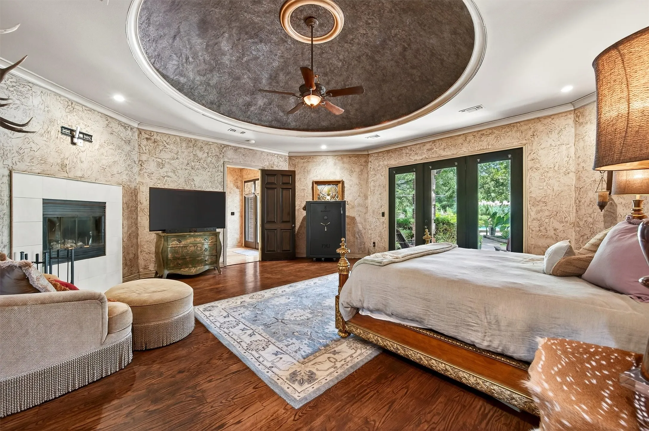 Large Primary Bedroom with Fireplace