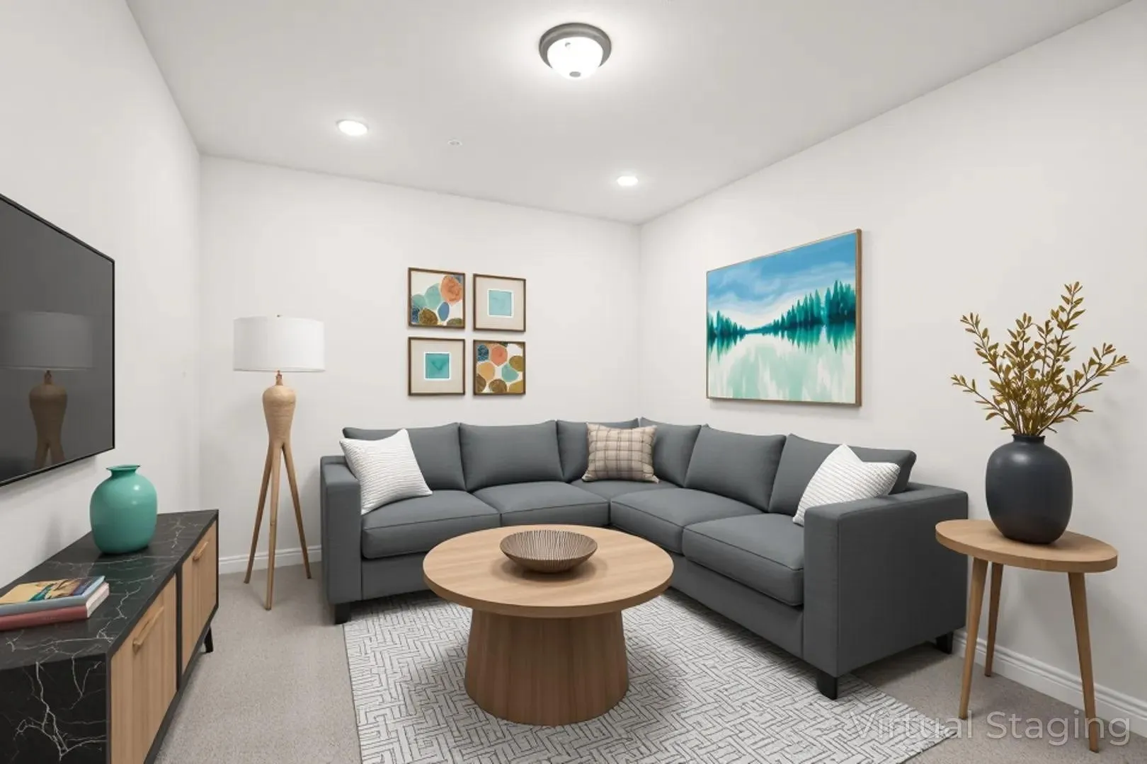 4730 Hawthorn Hills_Media Room Virtually Staged