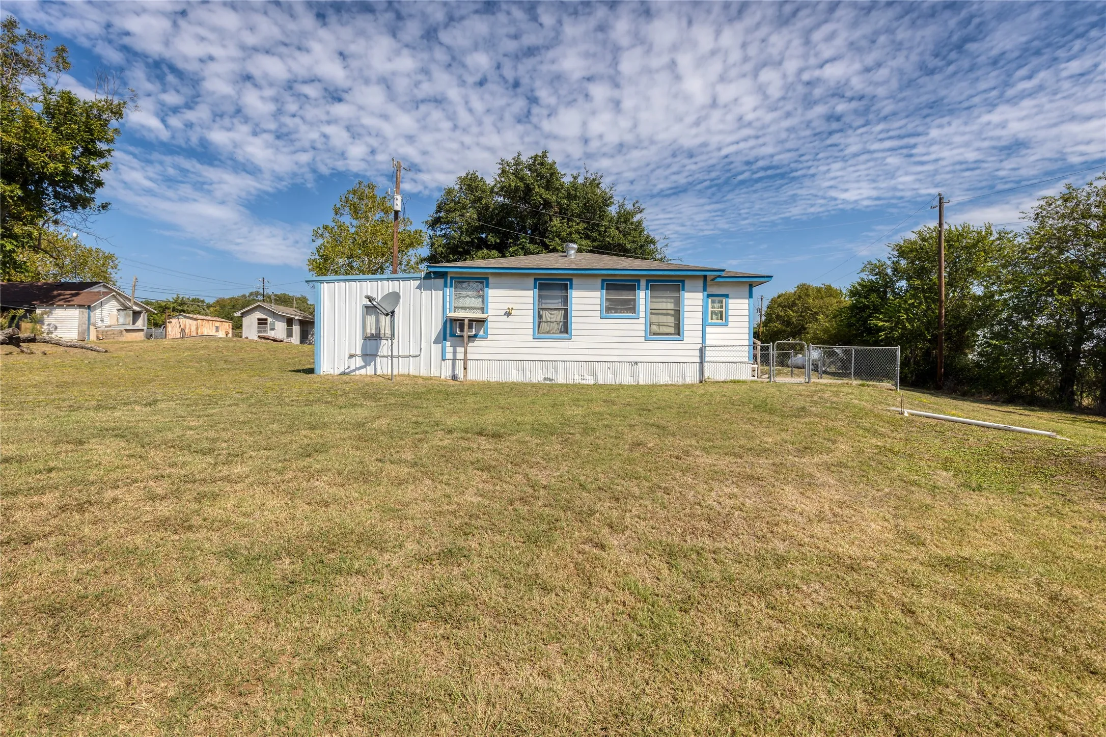 View of back of home