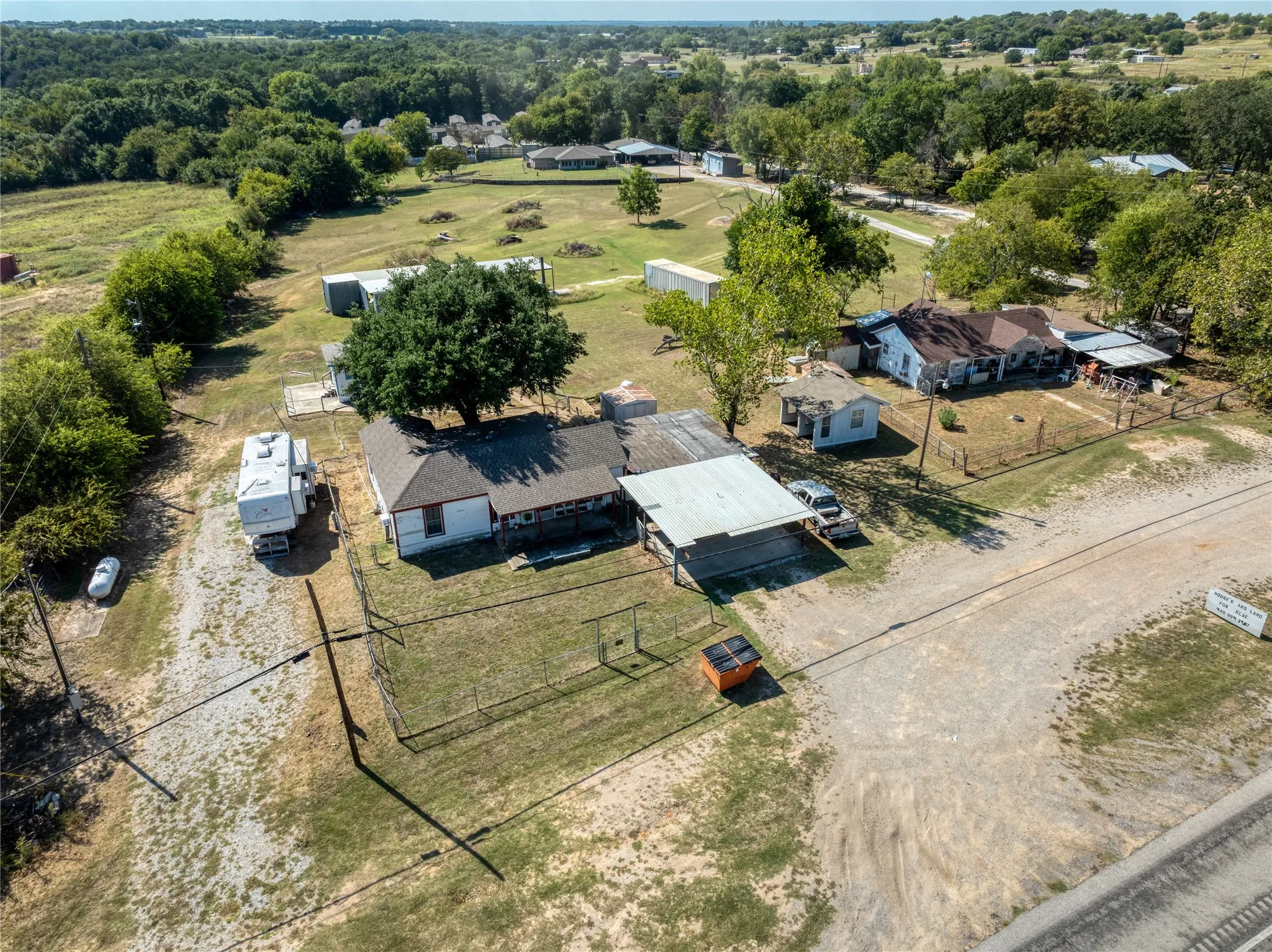 Aerial view from Hwy 199
