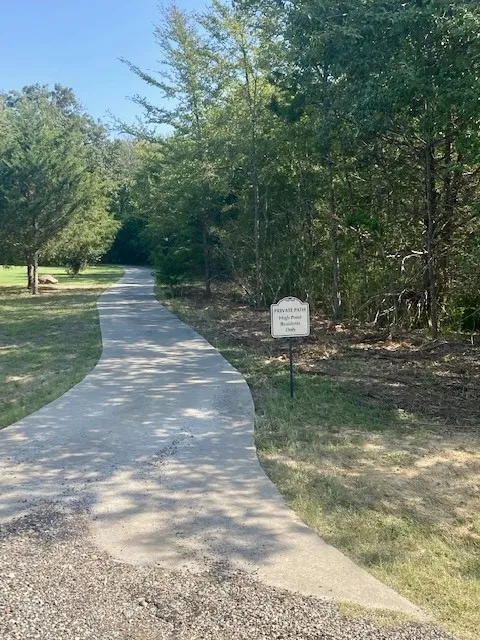 Golf cart path to Country club