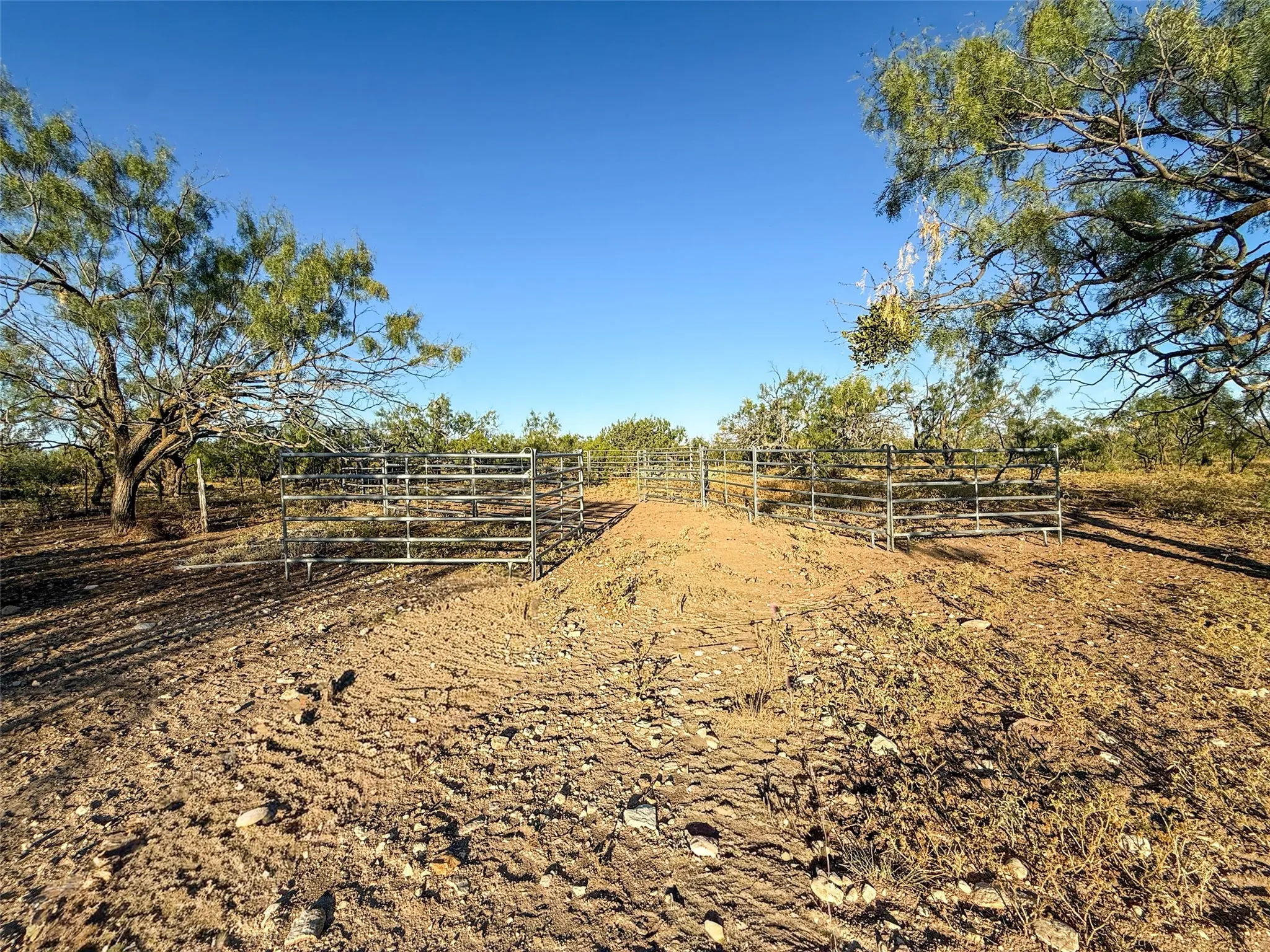 View of yard with a view of countryside