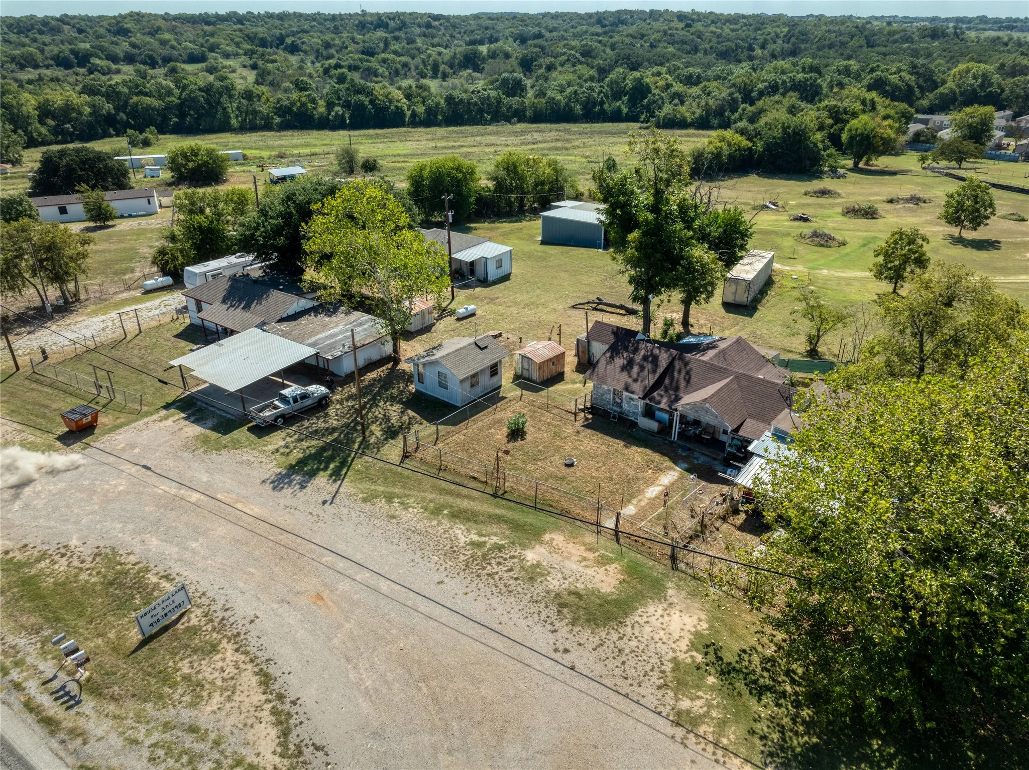 Aerial view from Hwy 199
