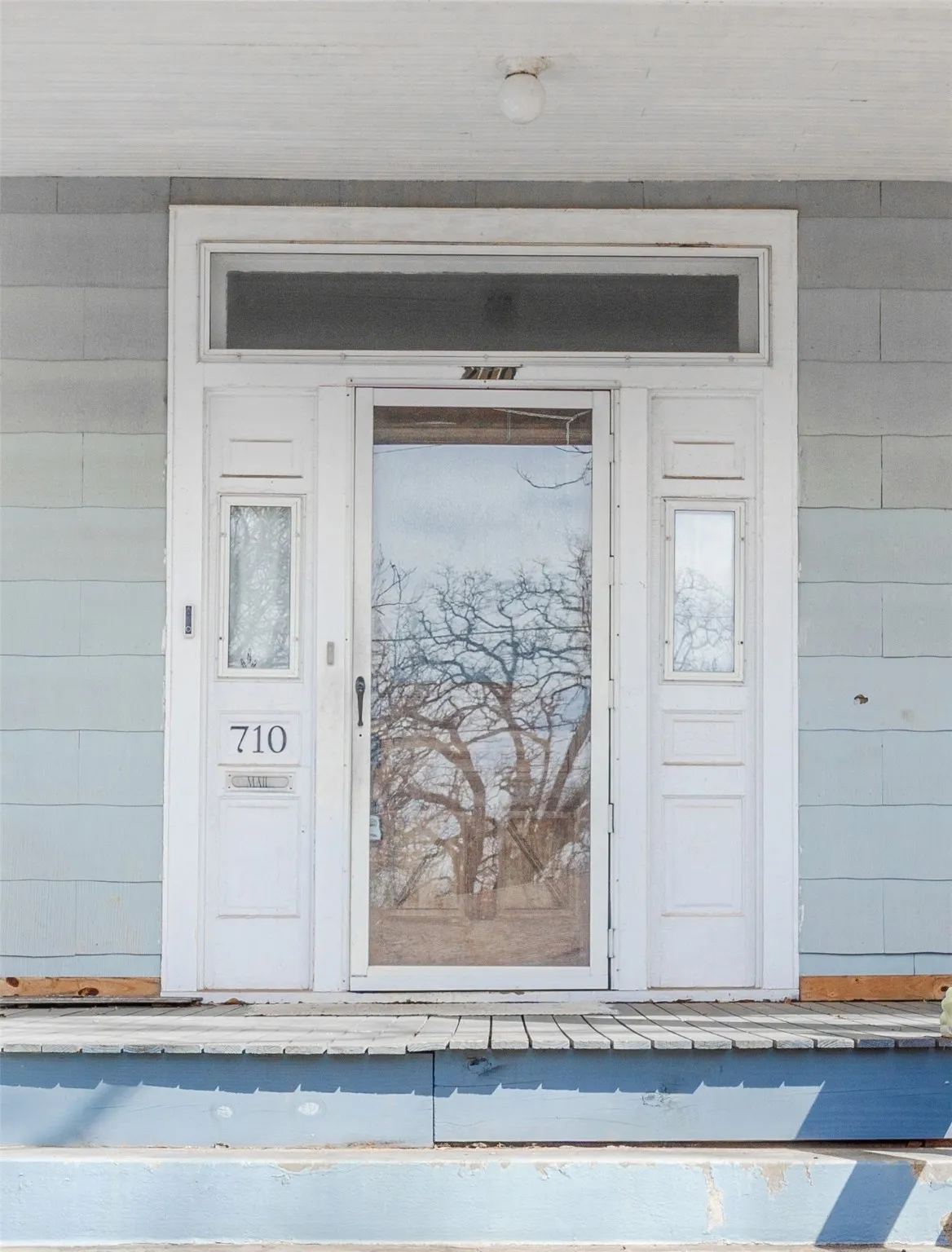 View of exterior entry