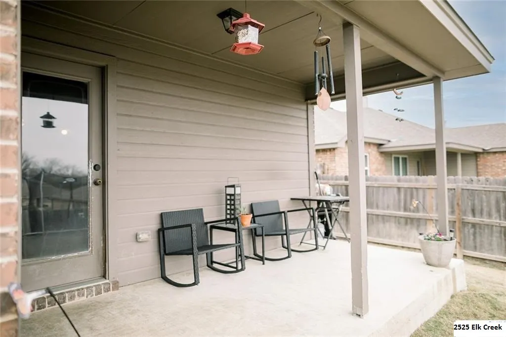 View of patio